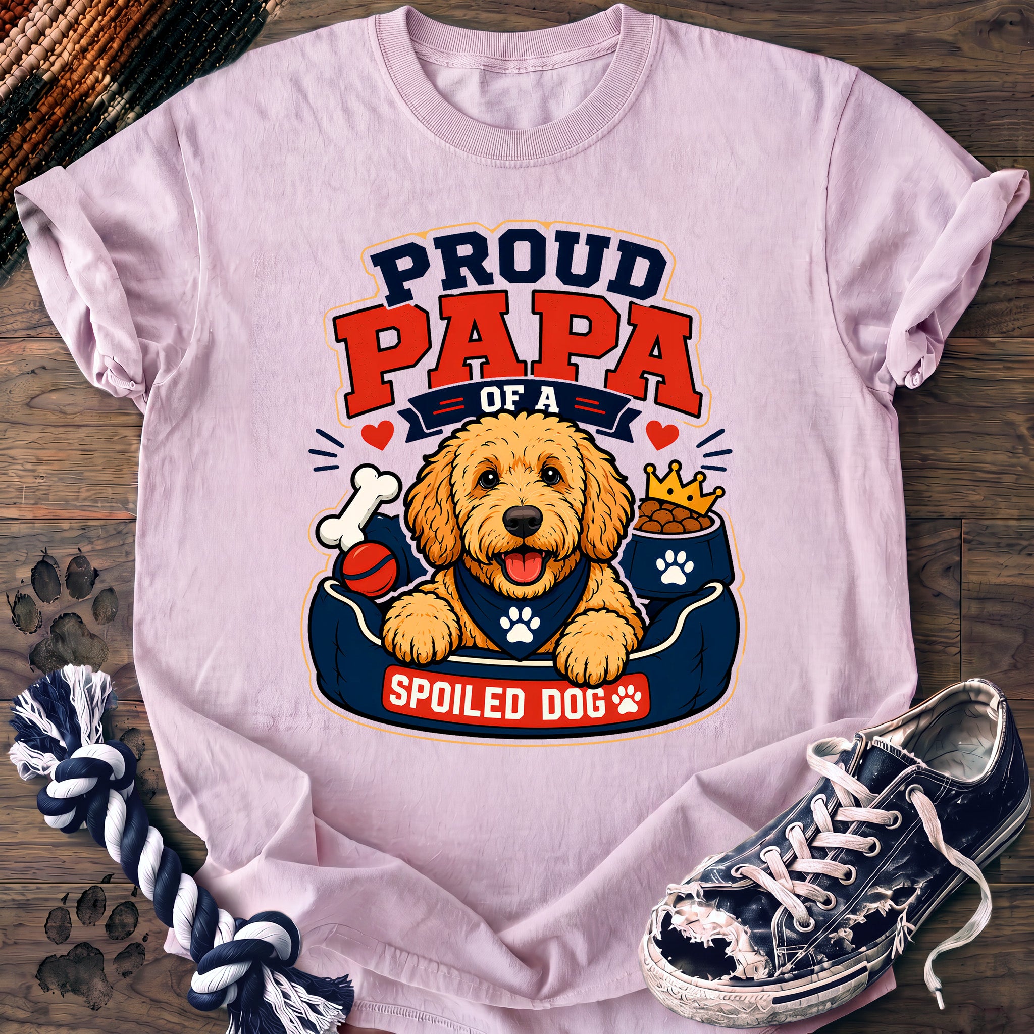 PAWSSION CLUB t-shirt in Blossom color - SKU PC-0028