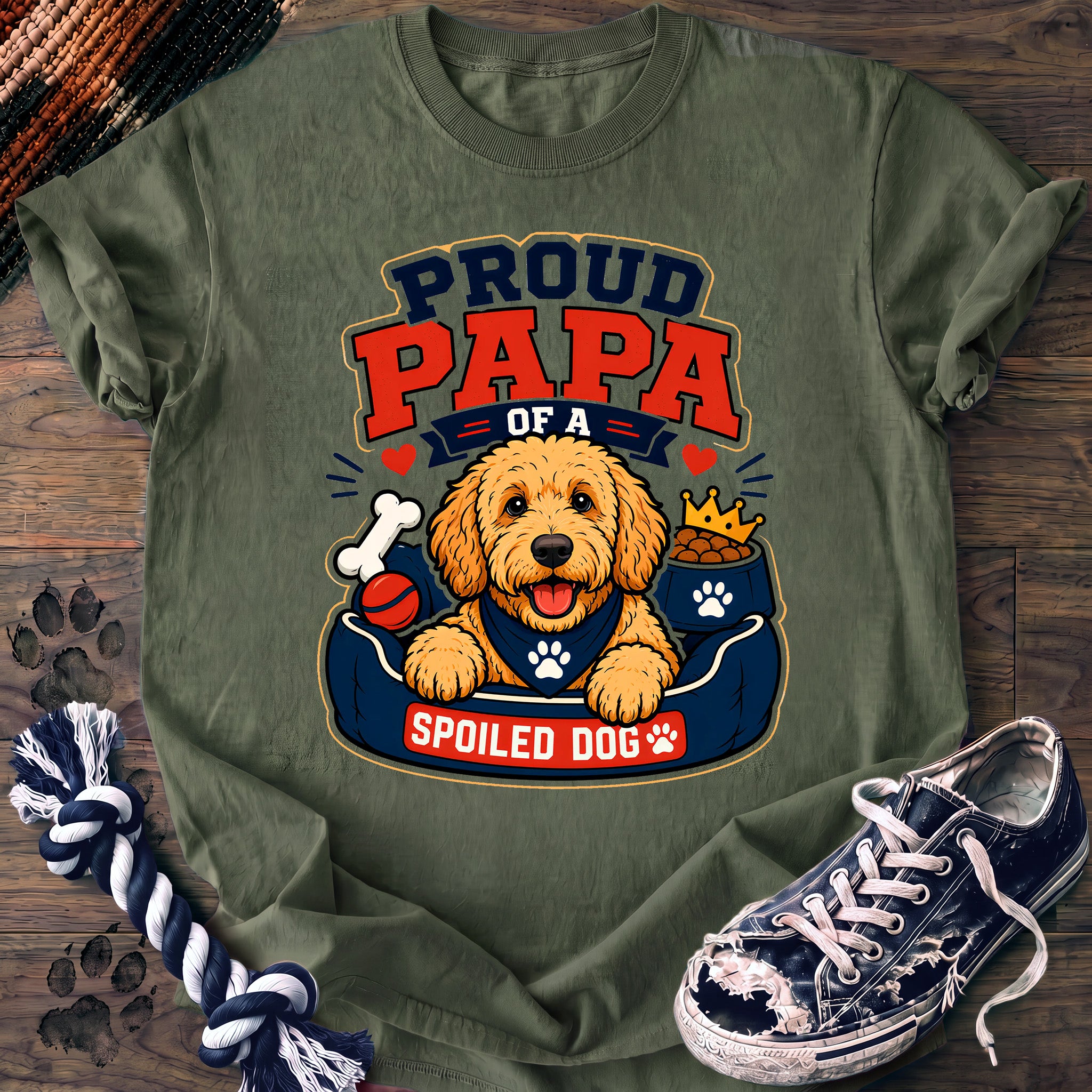 PAWSSION CLUB t-shirt in LightGreen color - SKU PC-0028