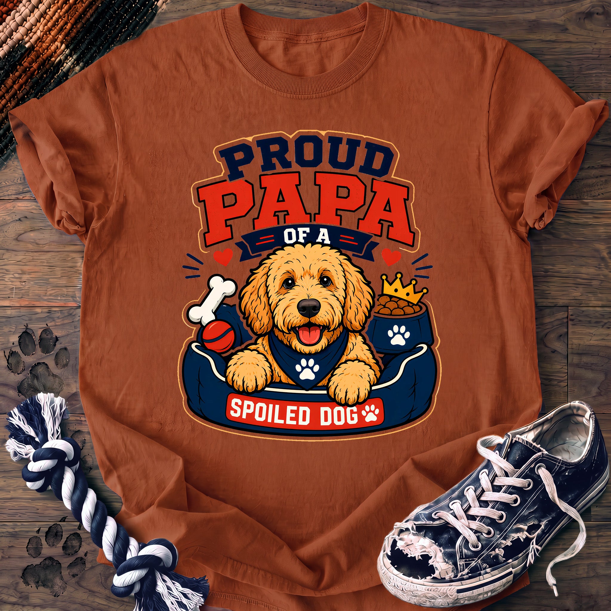 PAWSSION CLUB t-shirt in Yam color - SKU PC-0028