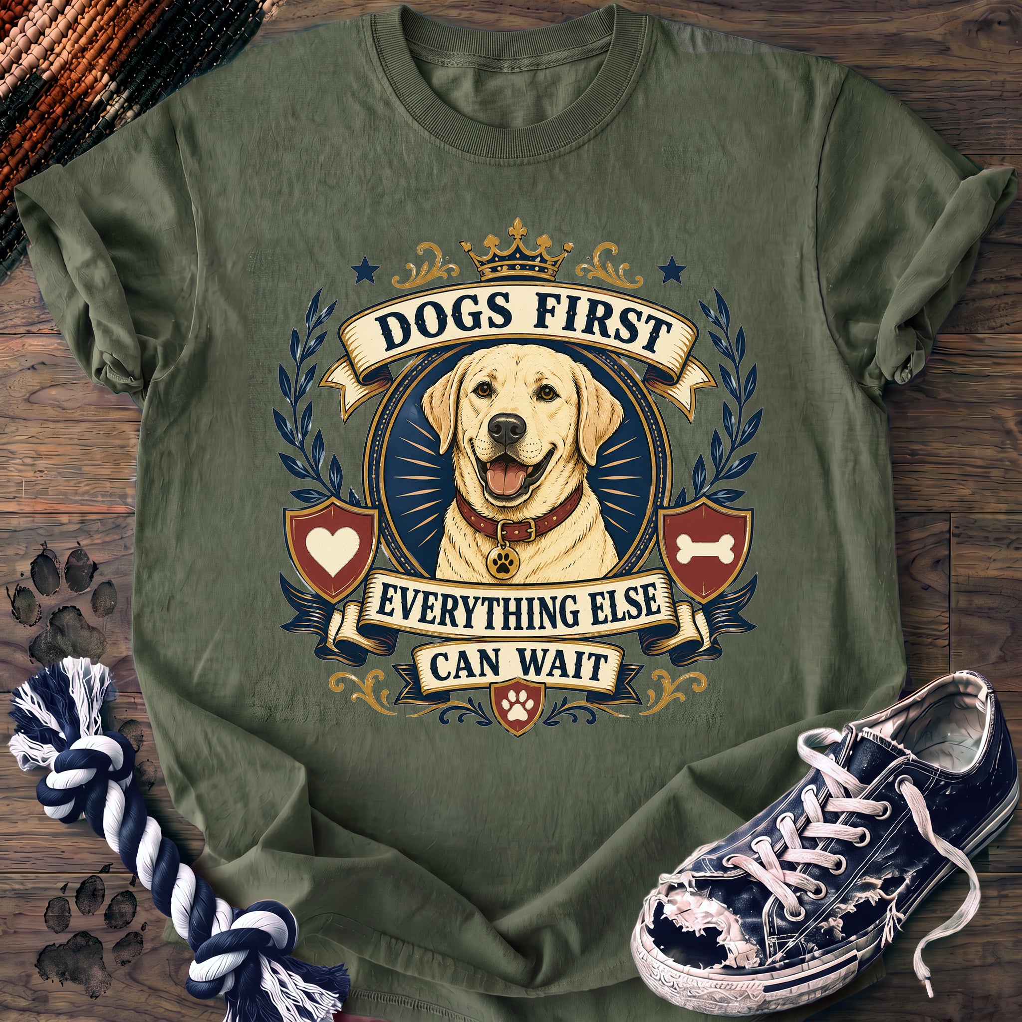 PAWSSION CLUB t-shirt in LightGreen color - SKU PC-0030