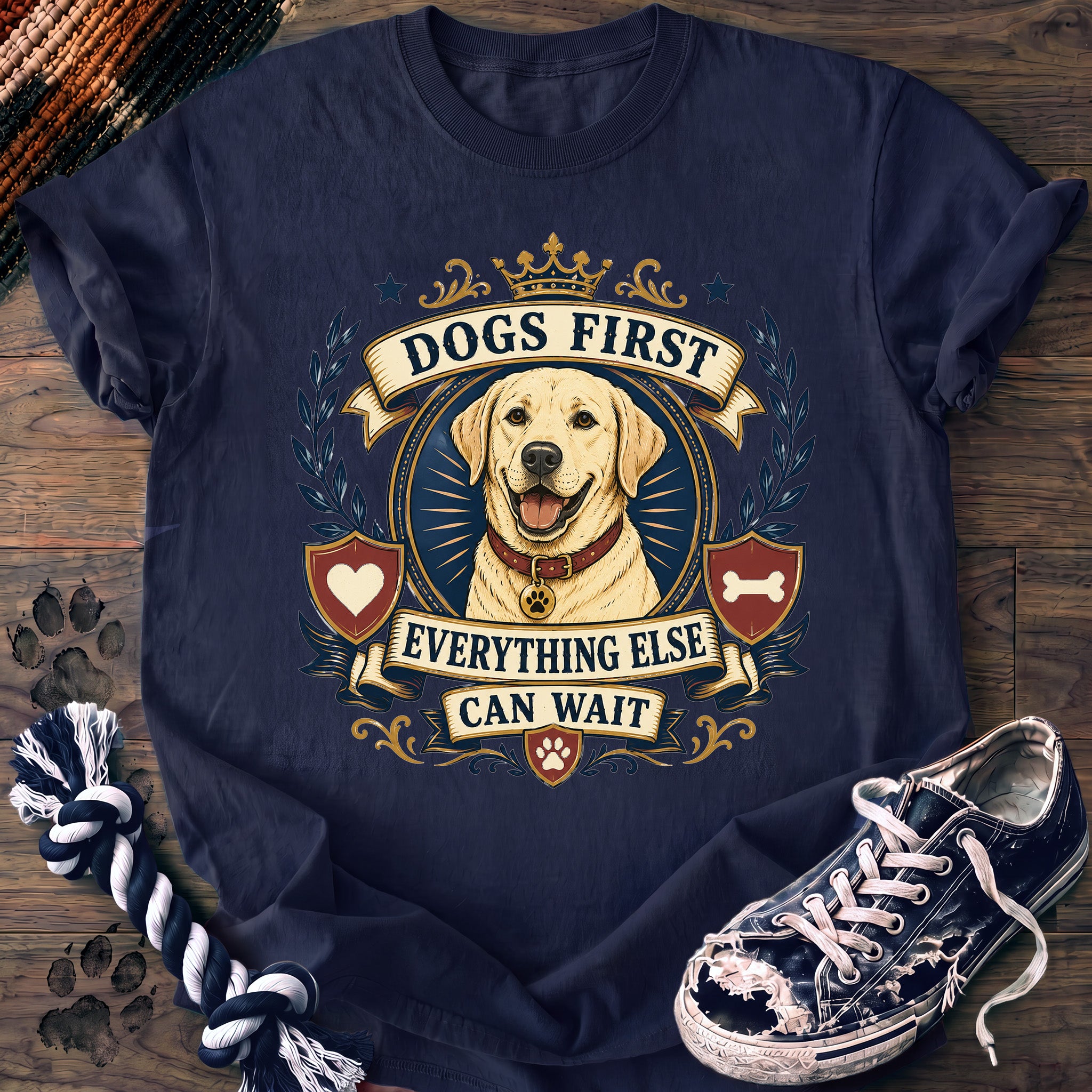 PAWSSION CLUB t-shirt in Navy color - SKU PC-0030