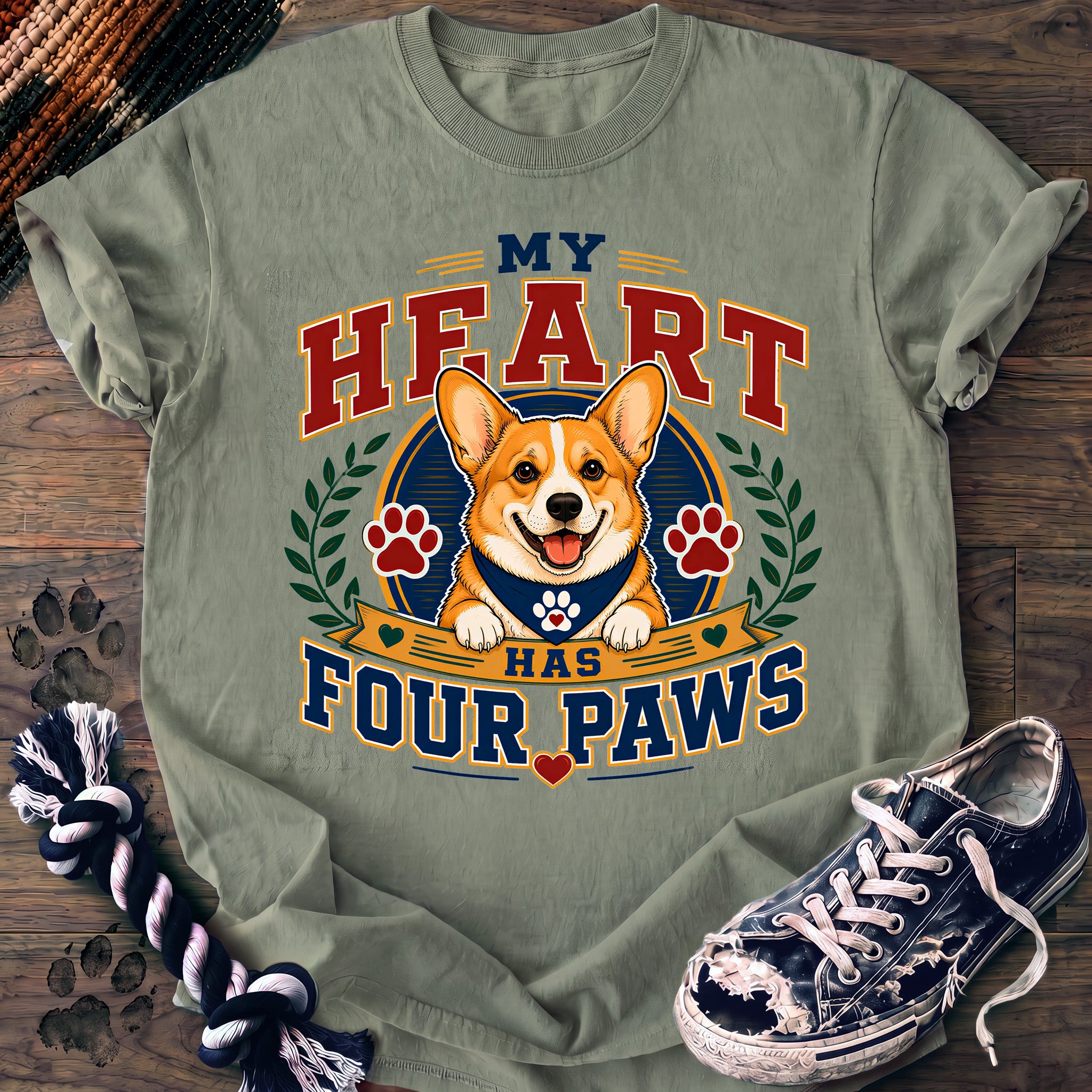 PAWSSION CLUB t-shirt in Bay color - SKU PC-0031