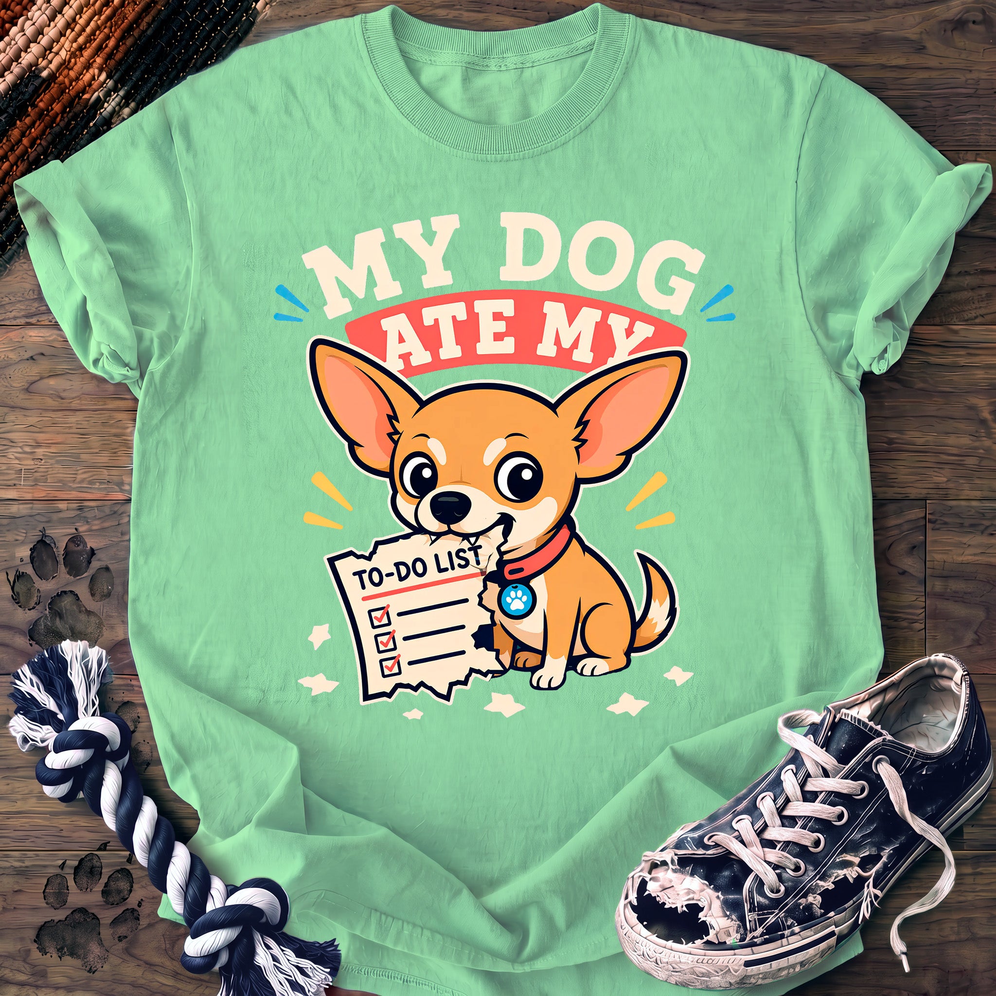 PAWSSION CLUB t-shirt in IslandReef color - SKU PC-0034
