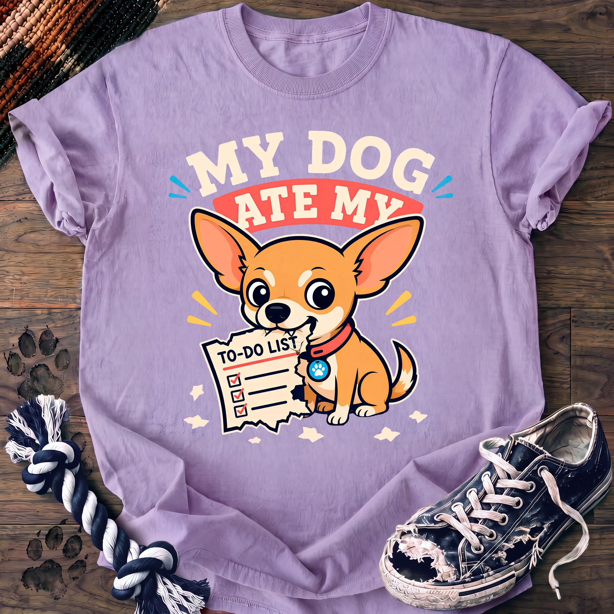 PAWSSION CLUB t-shirt in Orchid color - SKU PC-0034