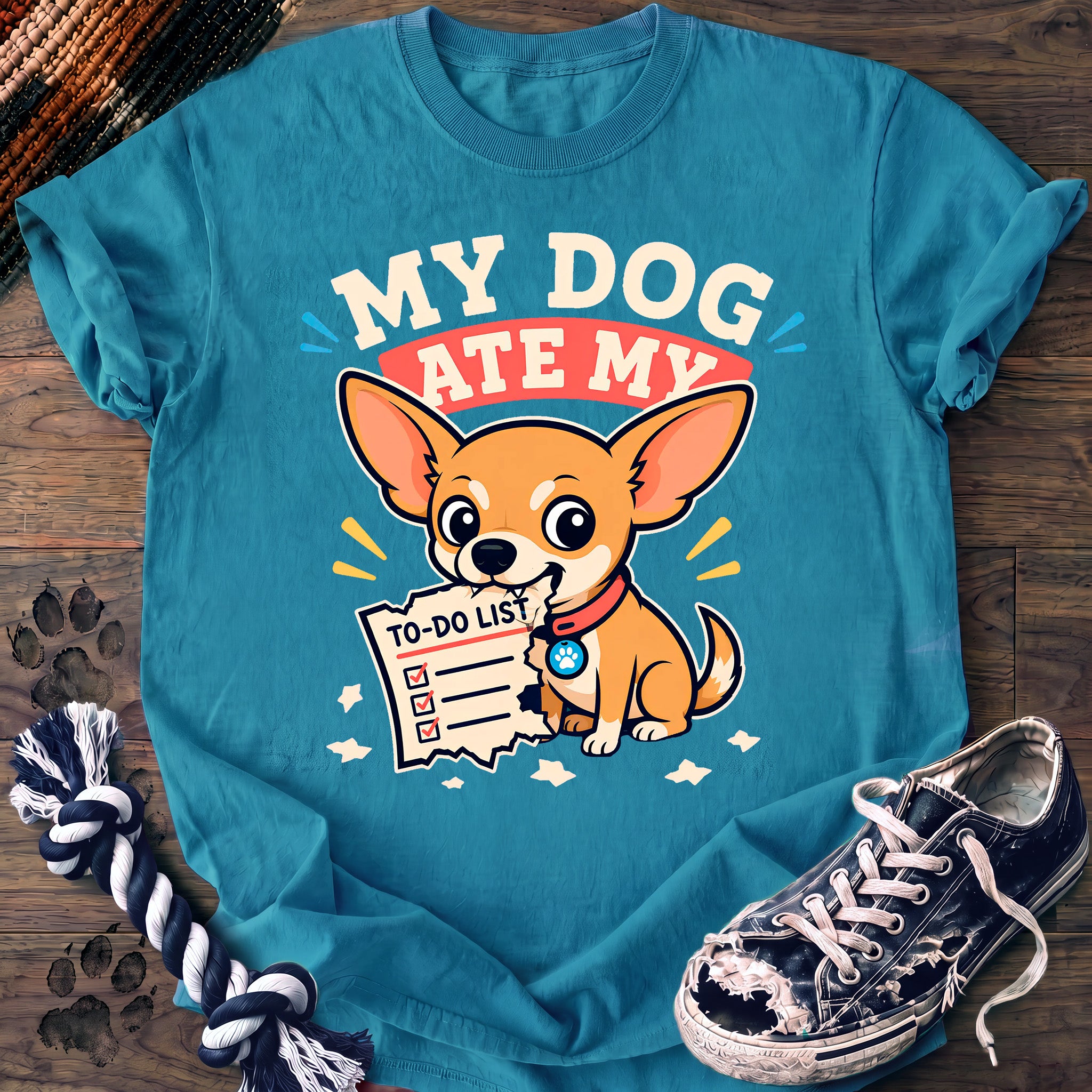 PAWSSION CLUB t-shirt in Sapphire color - SKU PC-0034