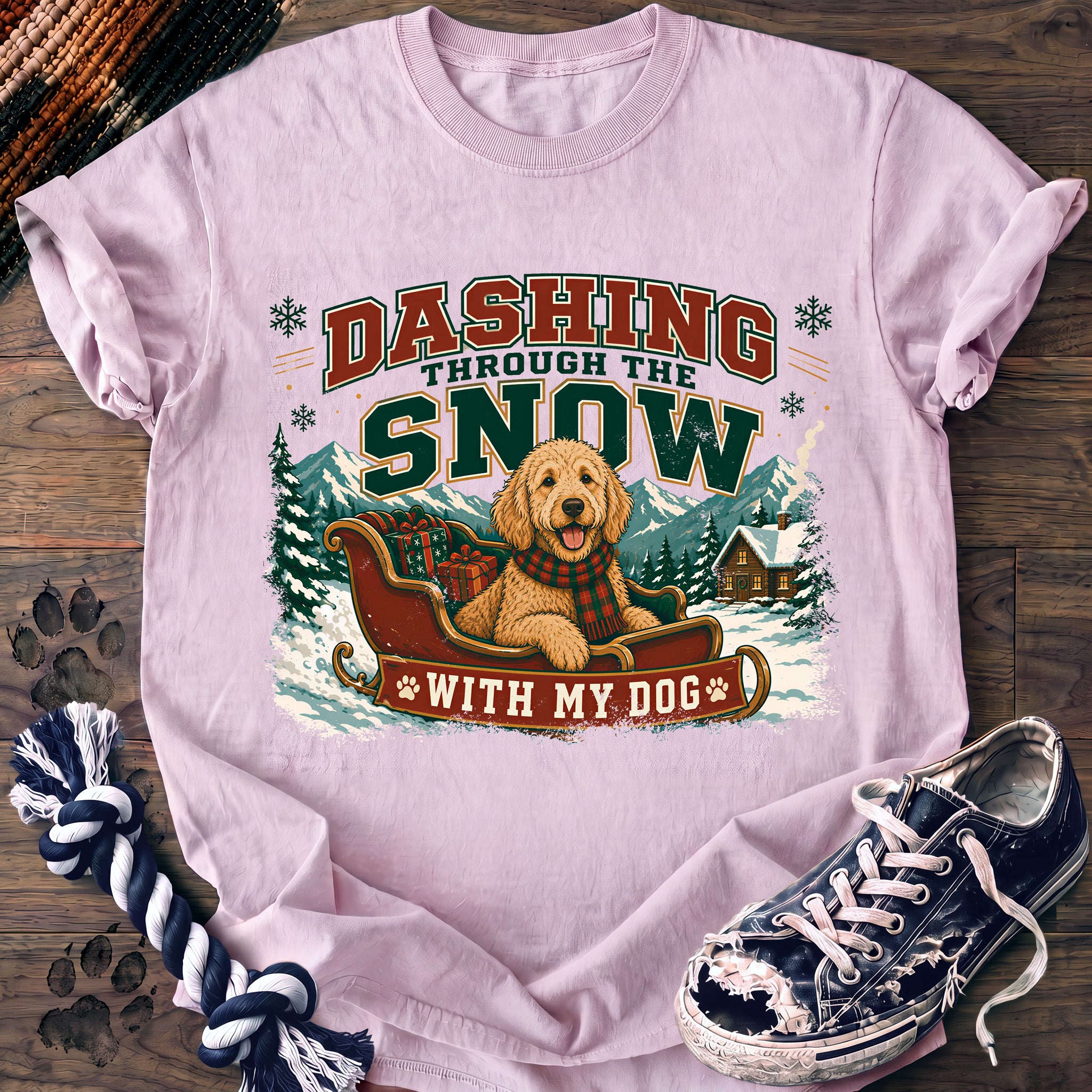 PAWSSION CLUB t-shirt in Blossom color - SKU PC-0035