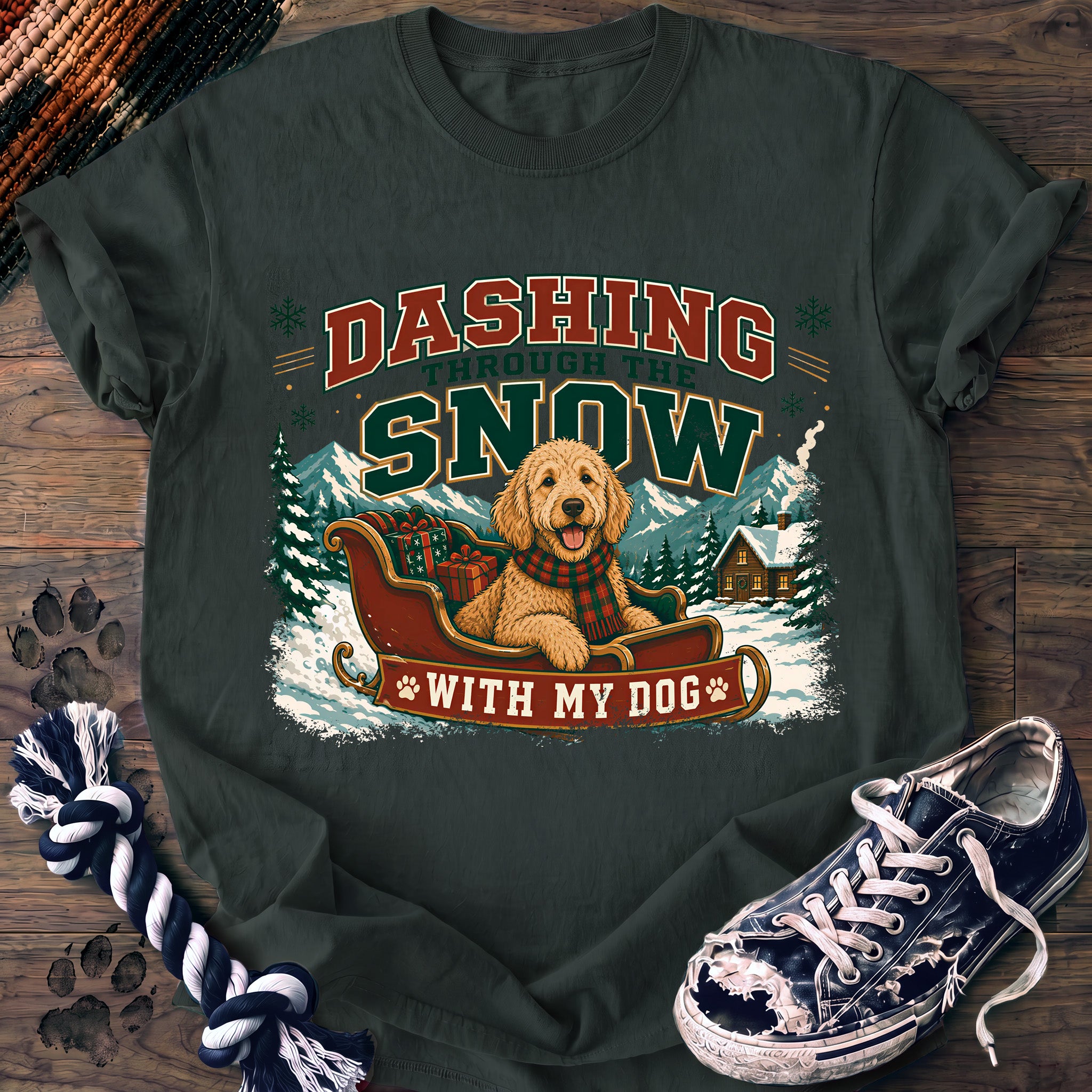 PAWSSION CLUB t-shirt in BlueSpruce color - SKU PC-0035