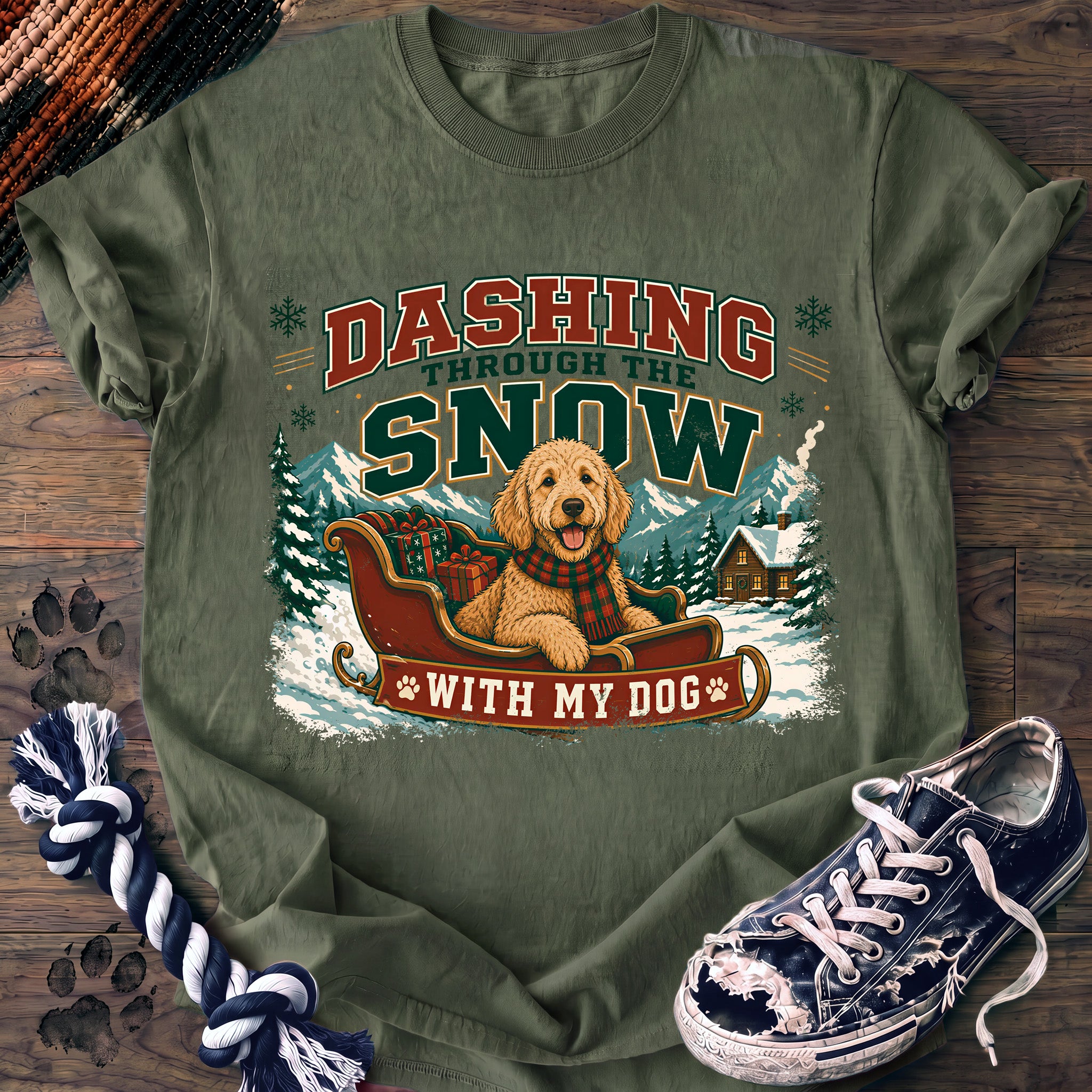 PAWSSION CLUB t-shirt in LightGreen color - SKU PC-0035