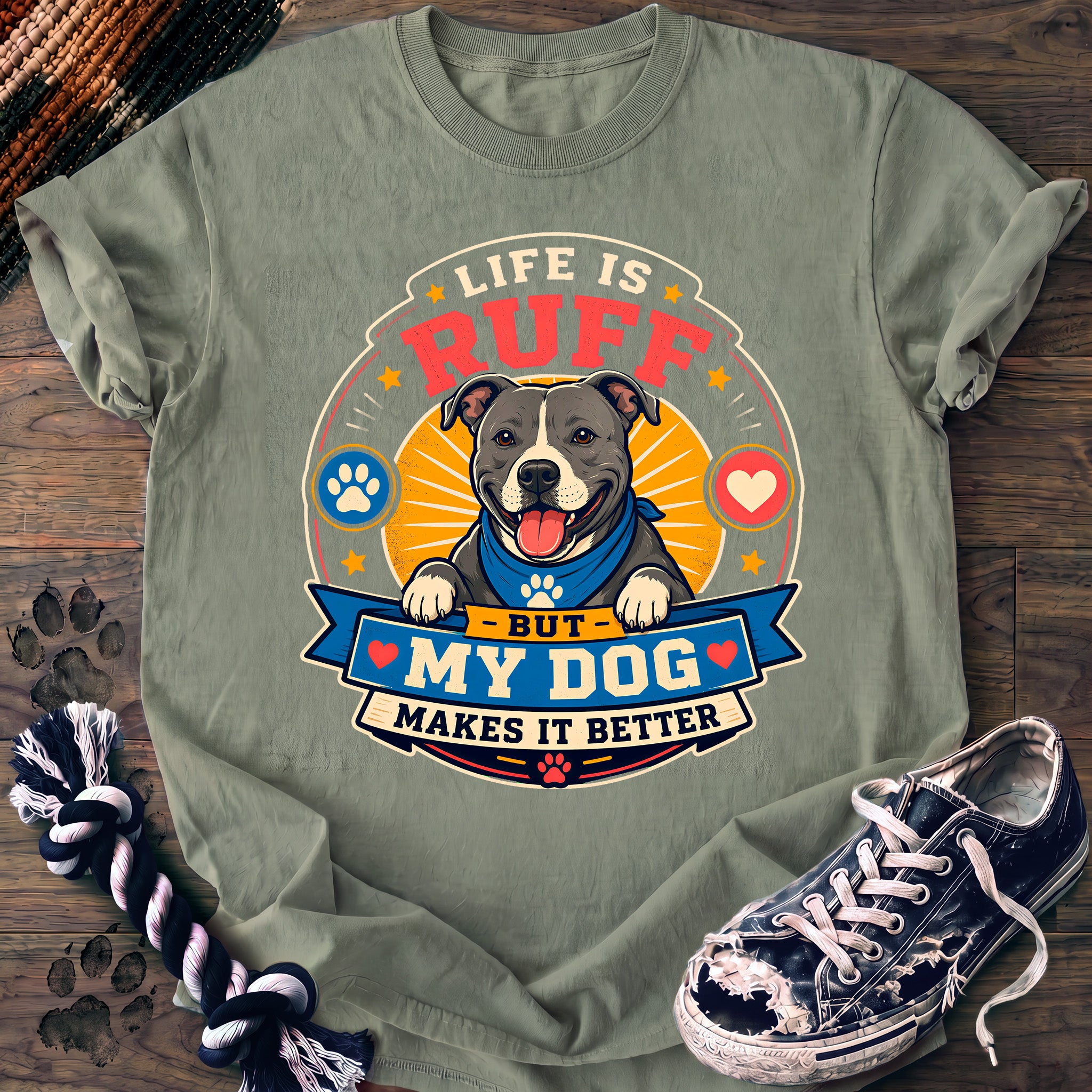 PAWSSION CLUB t-shirt in Bay color - SKU PC-0036