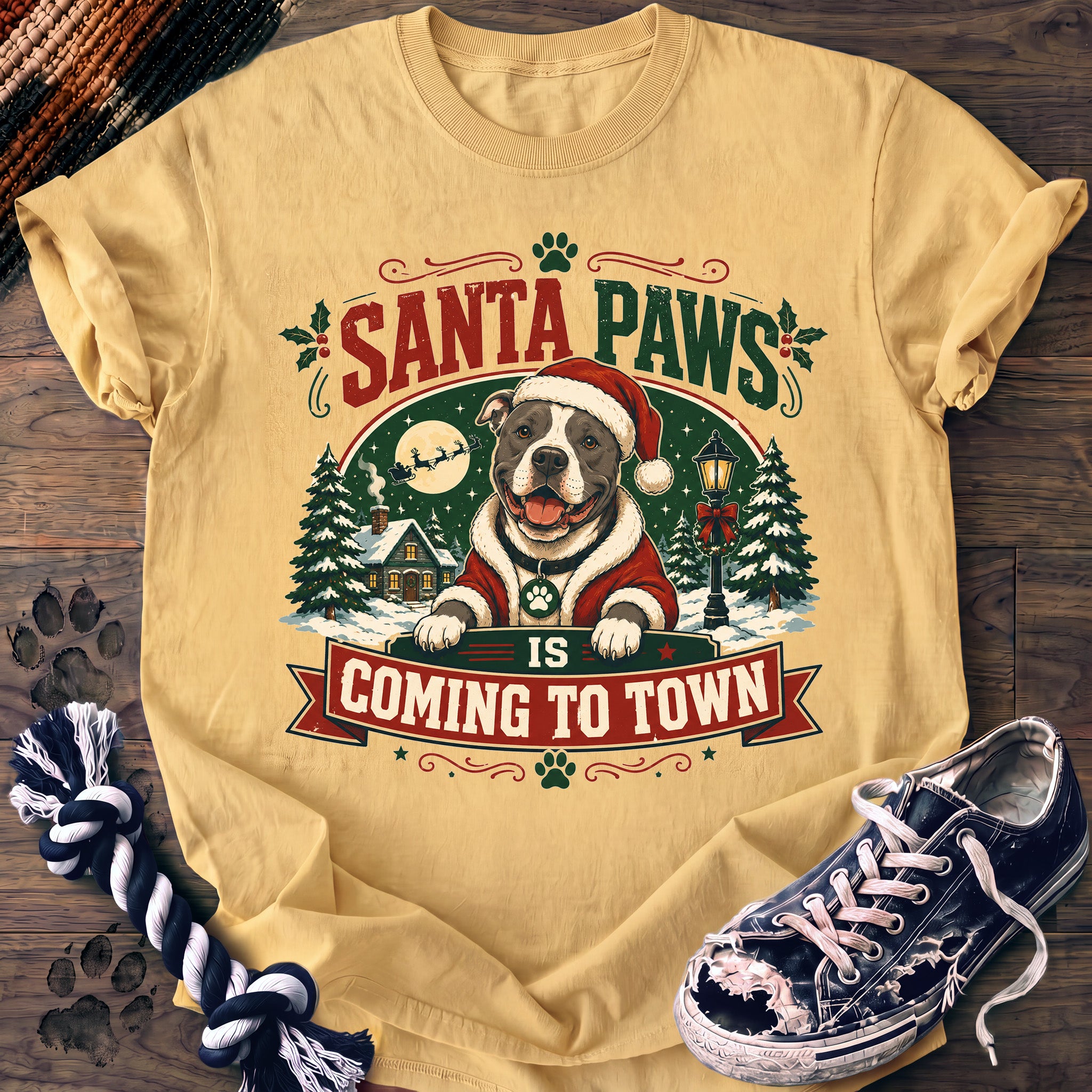PAWSSION CLUB t-shirt in Butter color - SKU PC-0037