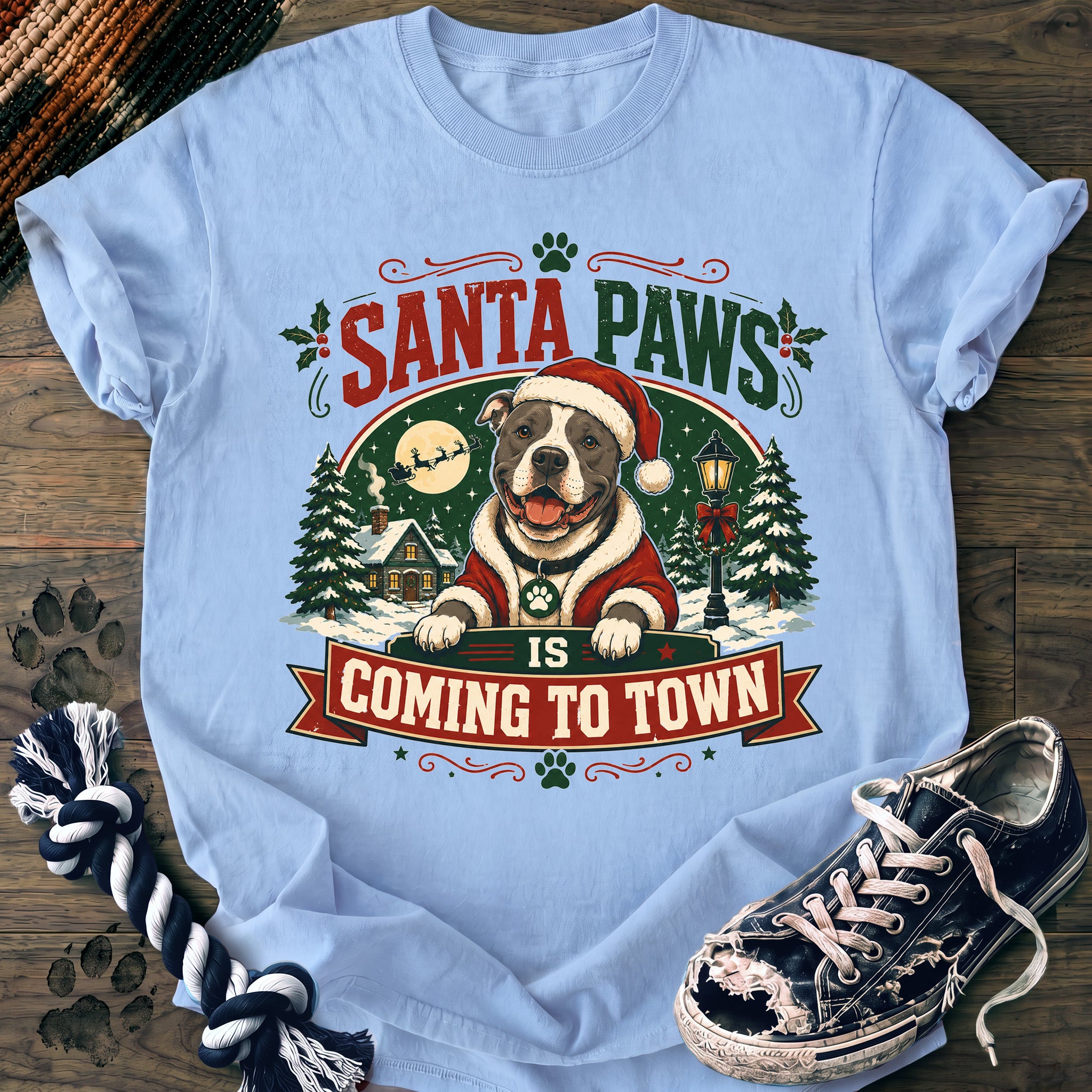 PAWSSION CLUB t-shirt in Chambray color - SKU PC-0037