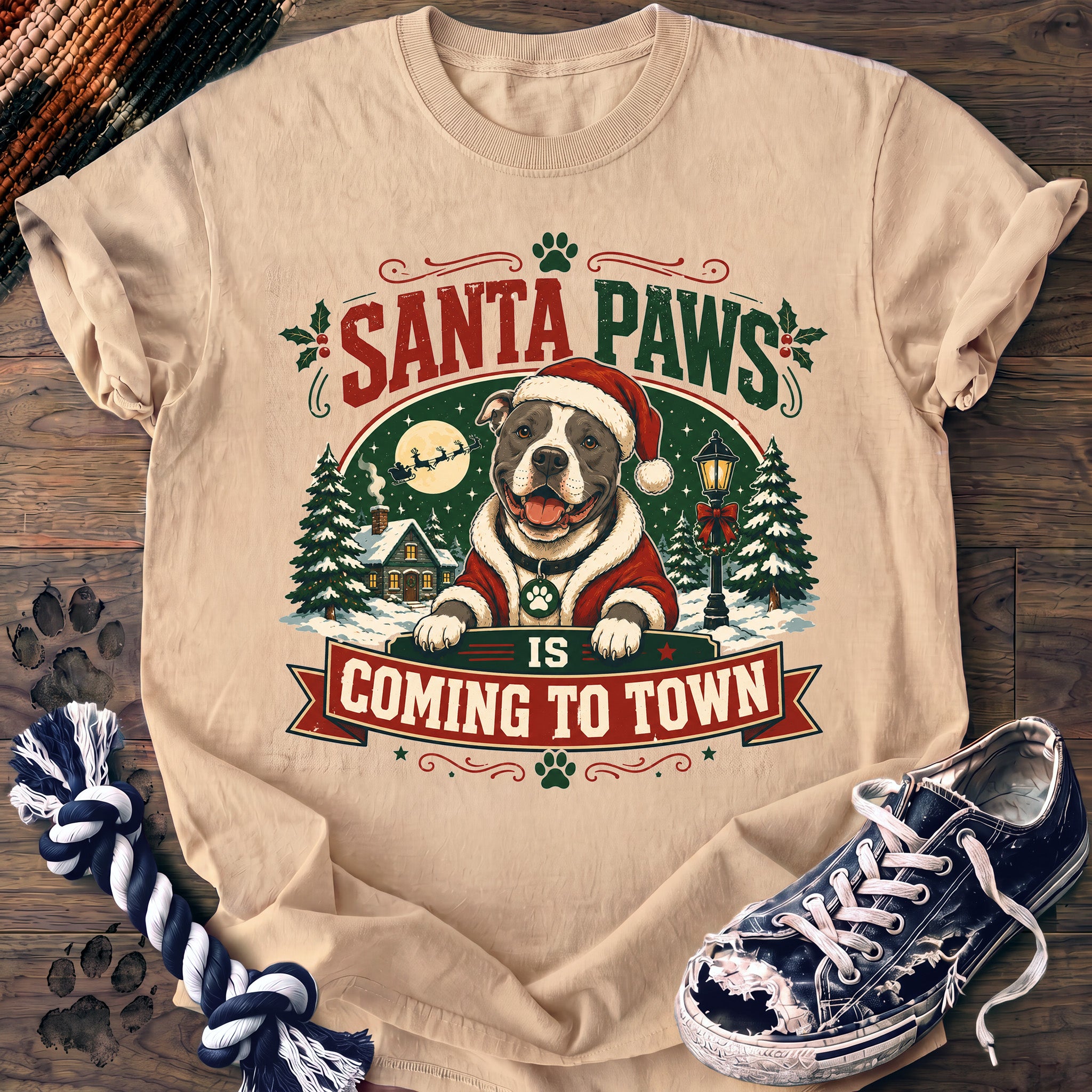 PAWSSION CLUB t-shirt in Ivory color - SKU PC-0037