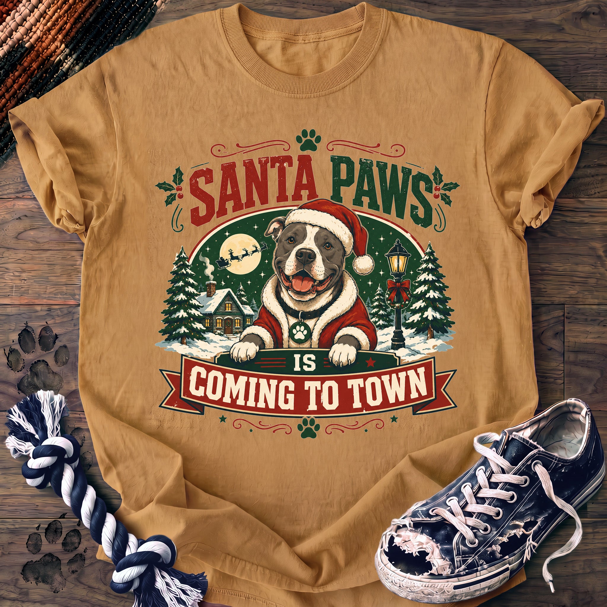 PAWSSION CLUB t-shirt in Mustard color - SKU PC-0037