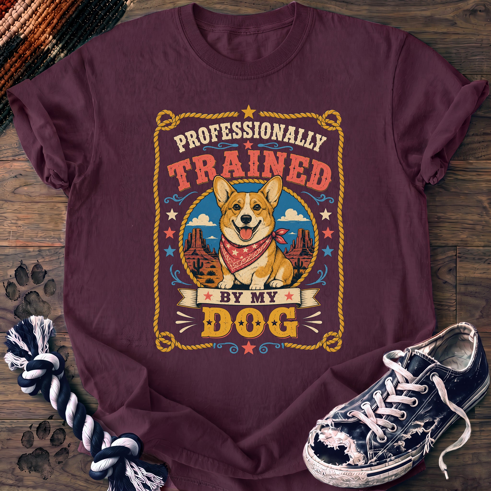 PAWSSION CLUB t-shirt in Berry color - SKU PC-0038