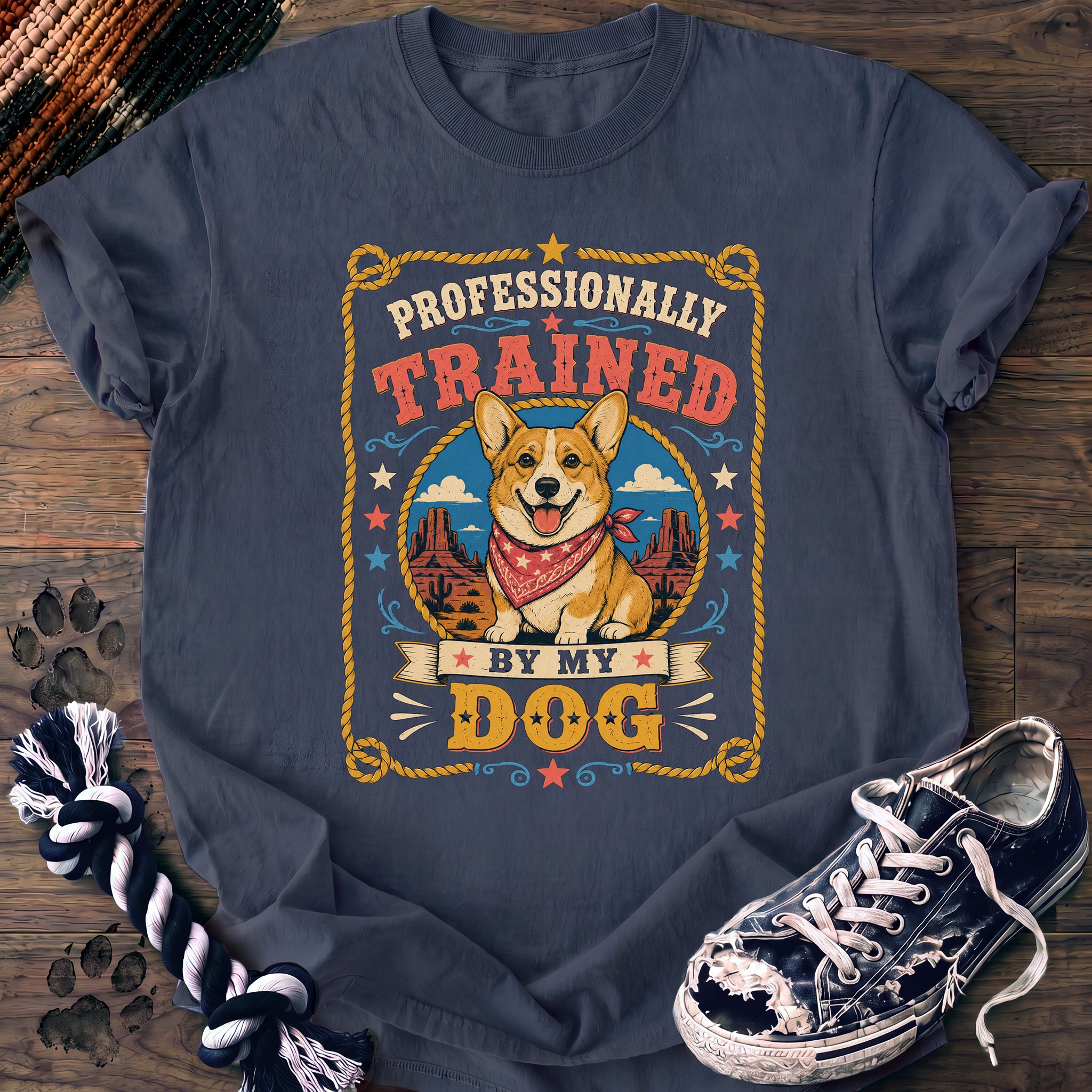 PAWSSION CLUB t-shirt in BlueJean color - SKU PC-0038
