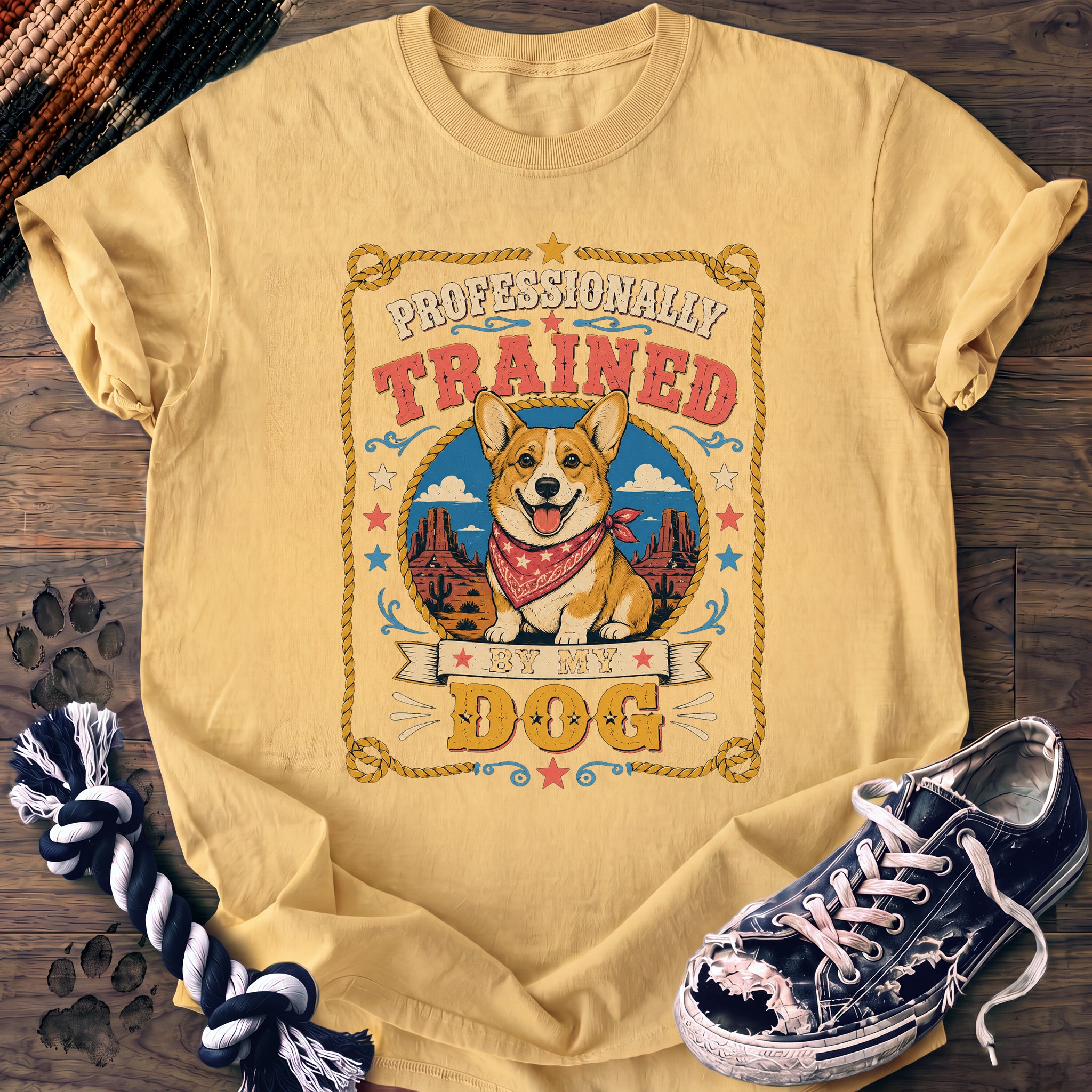 PAWSSION CLUB t-shirt in Butter color - SKU PC-0038