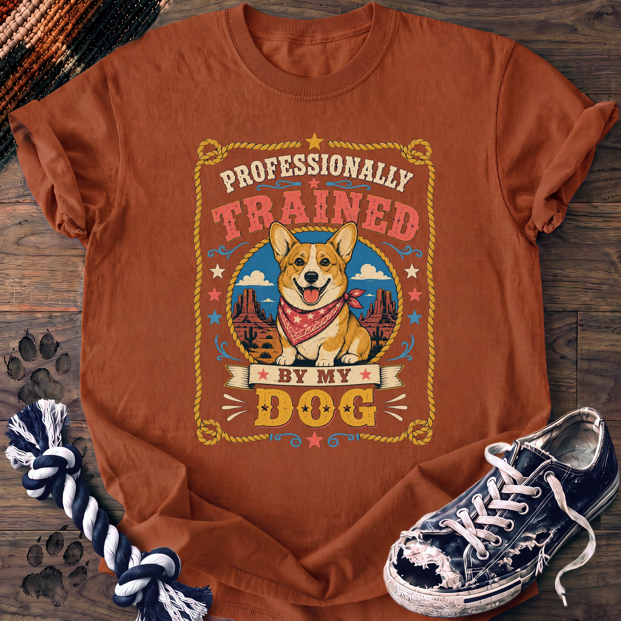 PAWSSION CLUB t-shirt in Yam color - SKU PC-0038