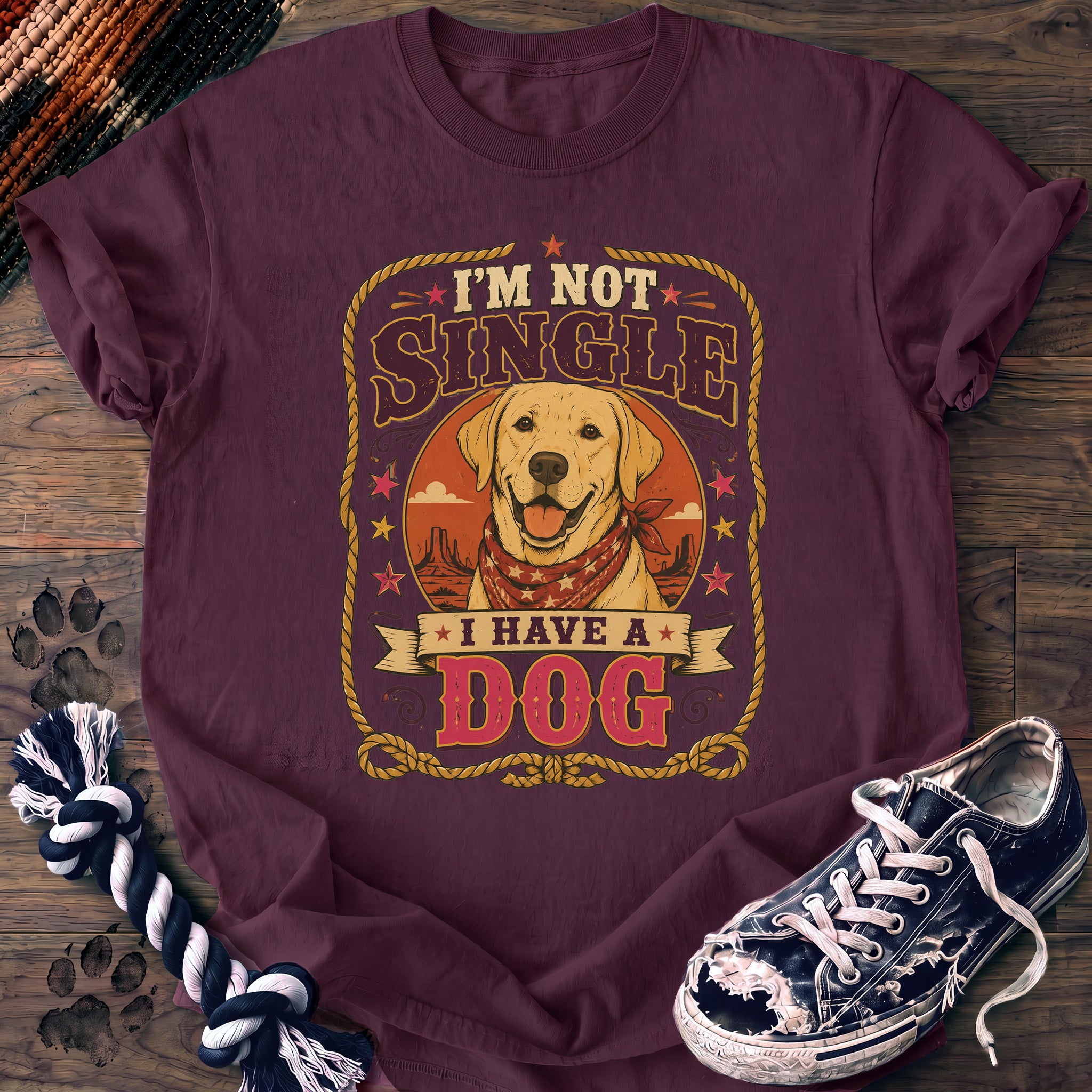 PAWSSION CLUB t-shirt in Berry color - SKU PC-0039