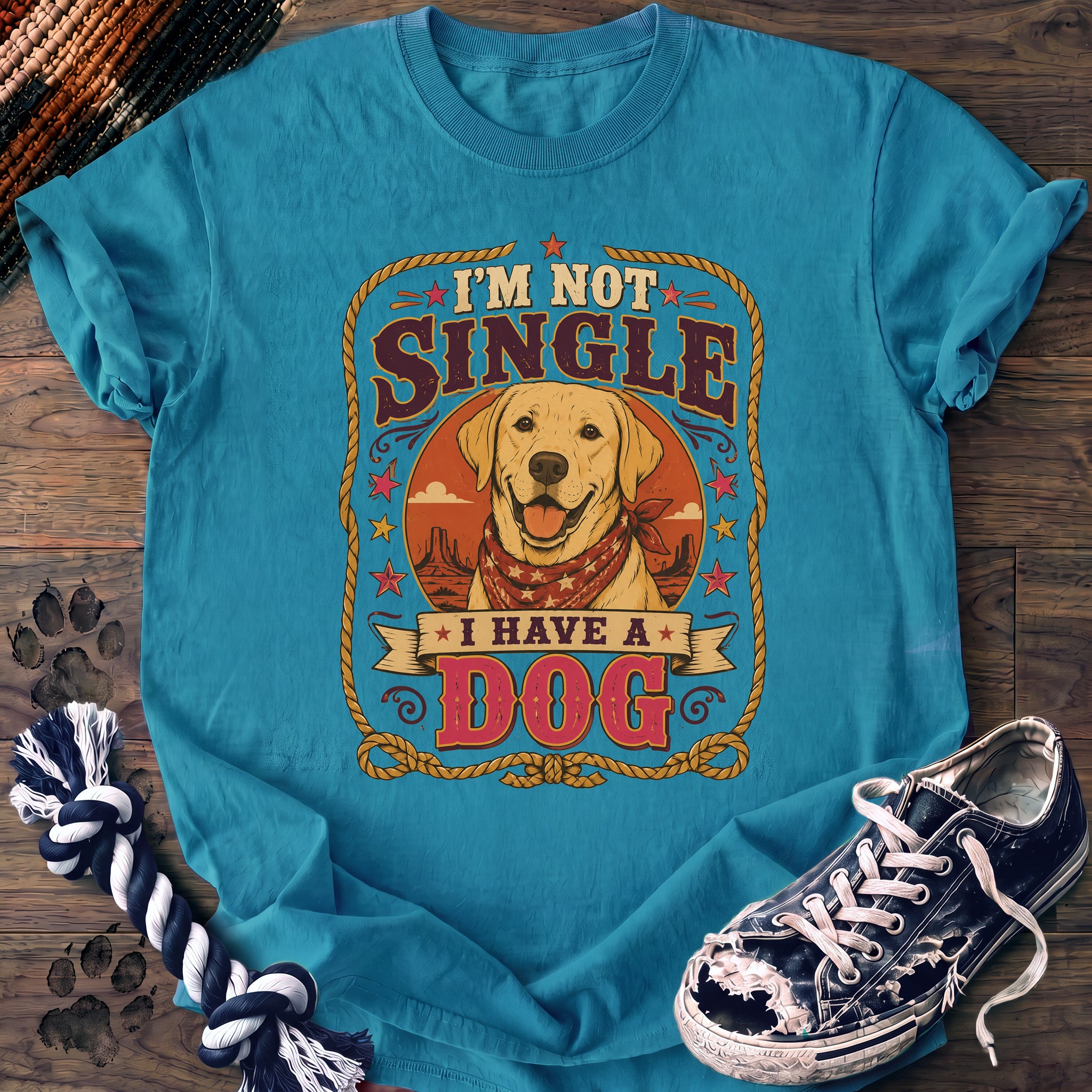 PAWSSION CLUB t-shirt in Sapphire color - SKU PC-0039