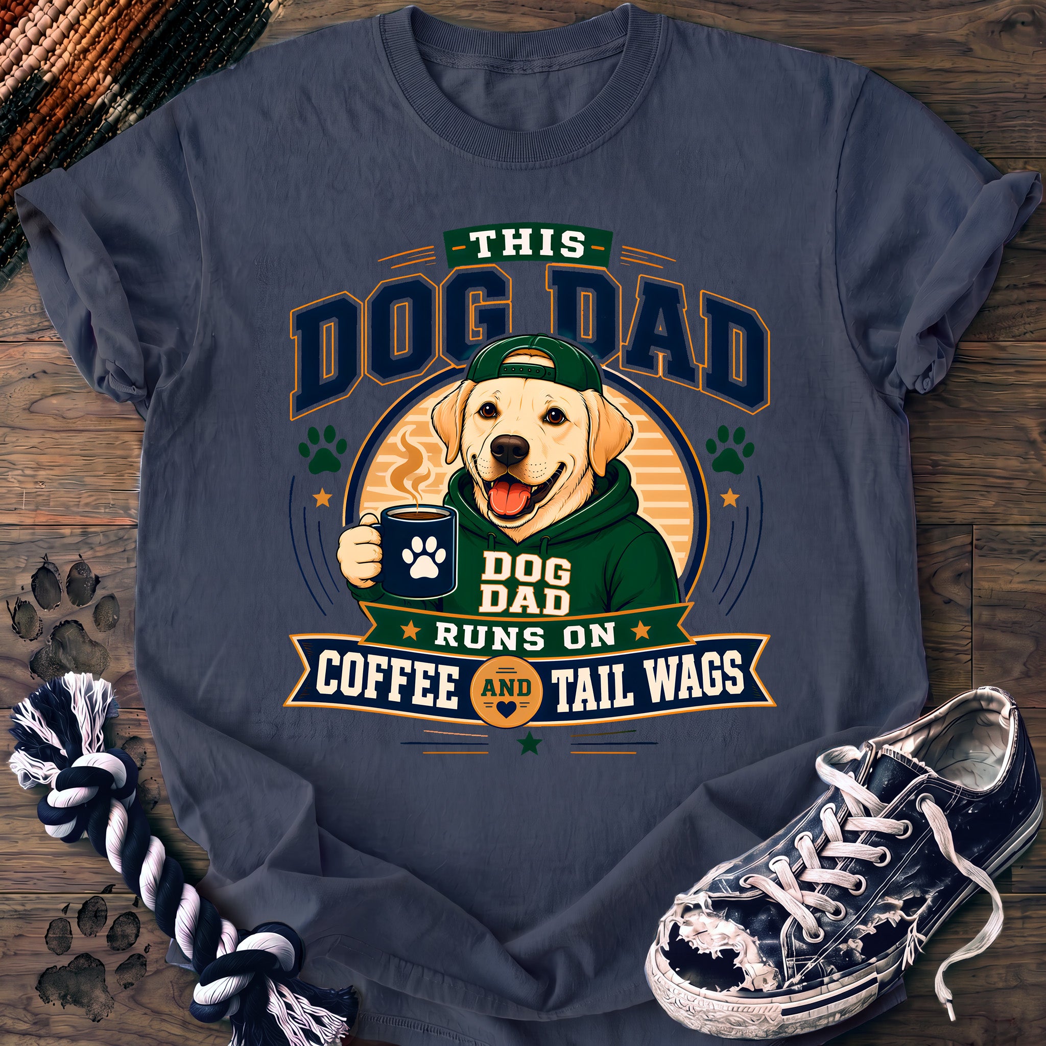 PAWSSION CLUB t-shirt in BlueJean color - SKU PC-0040