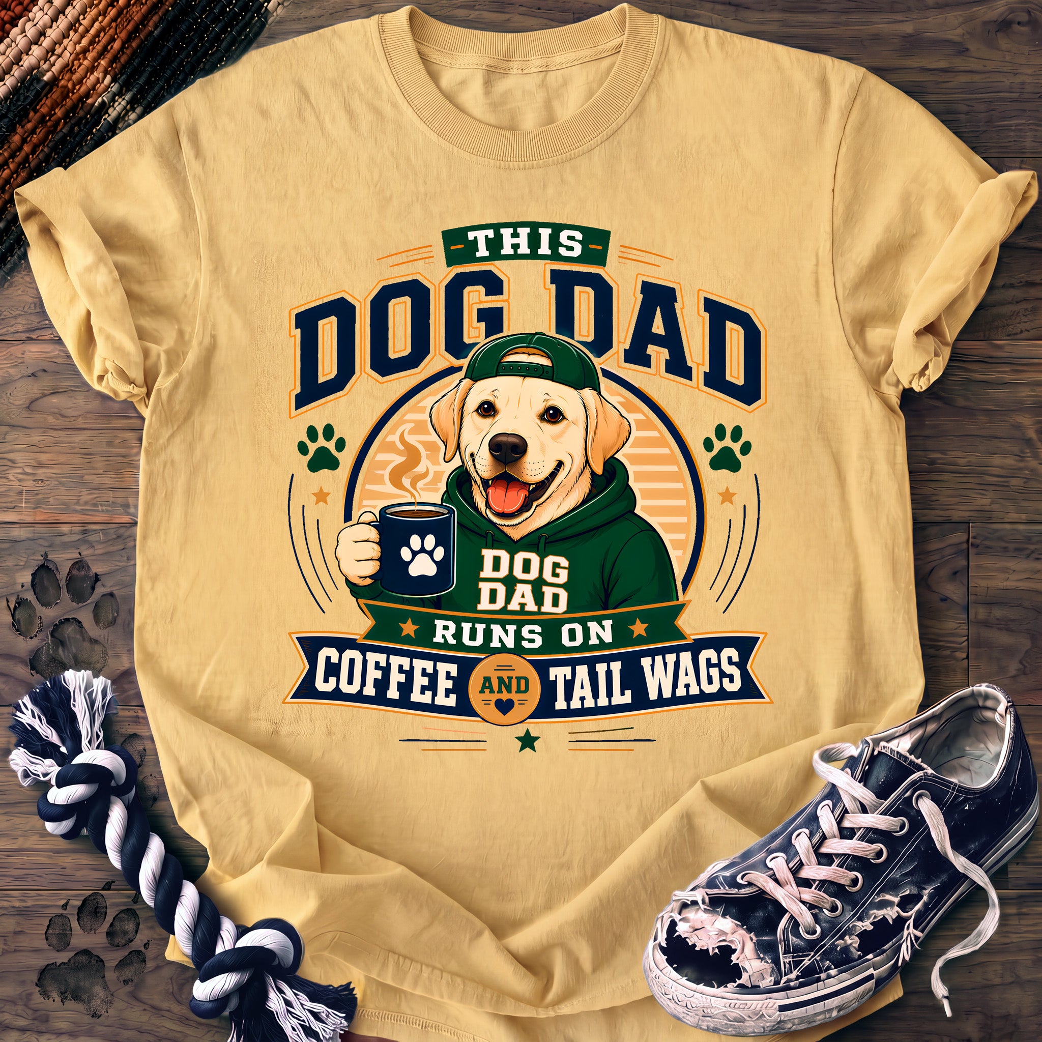 PAWSSION CLUB t-shirt in Butter color - SKU PC-0040