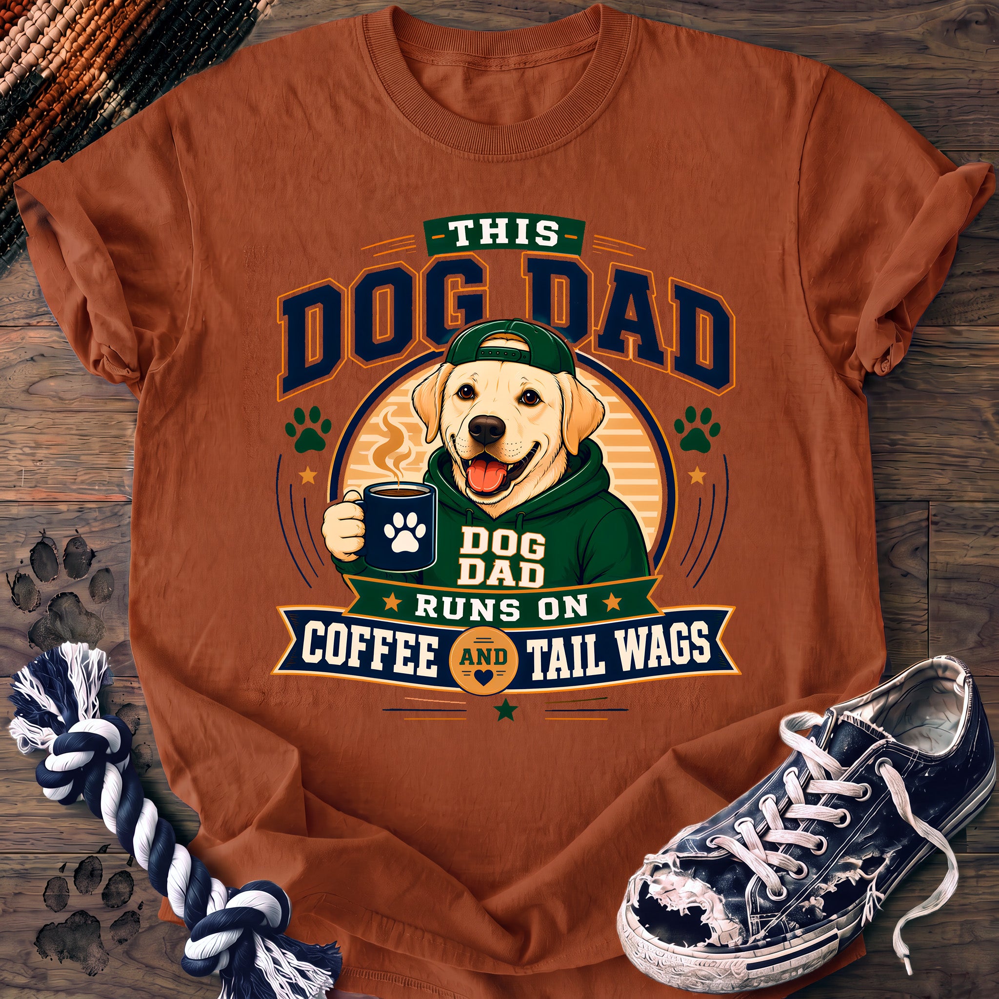PAWSSION CLUB t-shirt in Yam color - SKU PC-0040