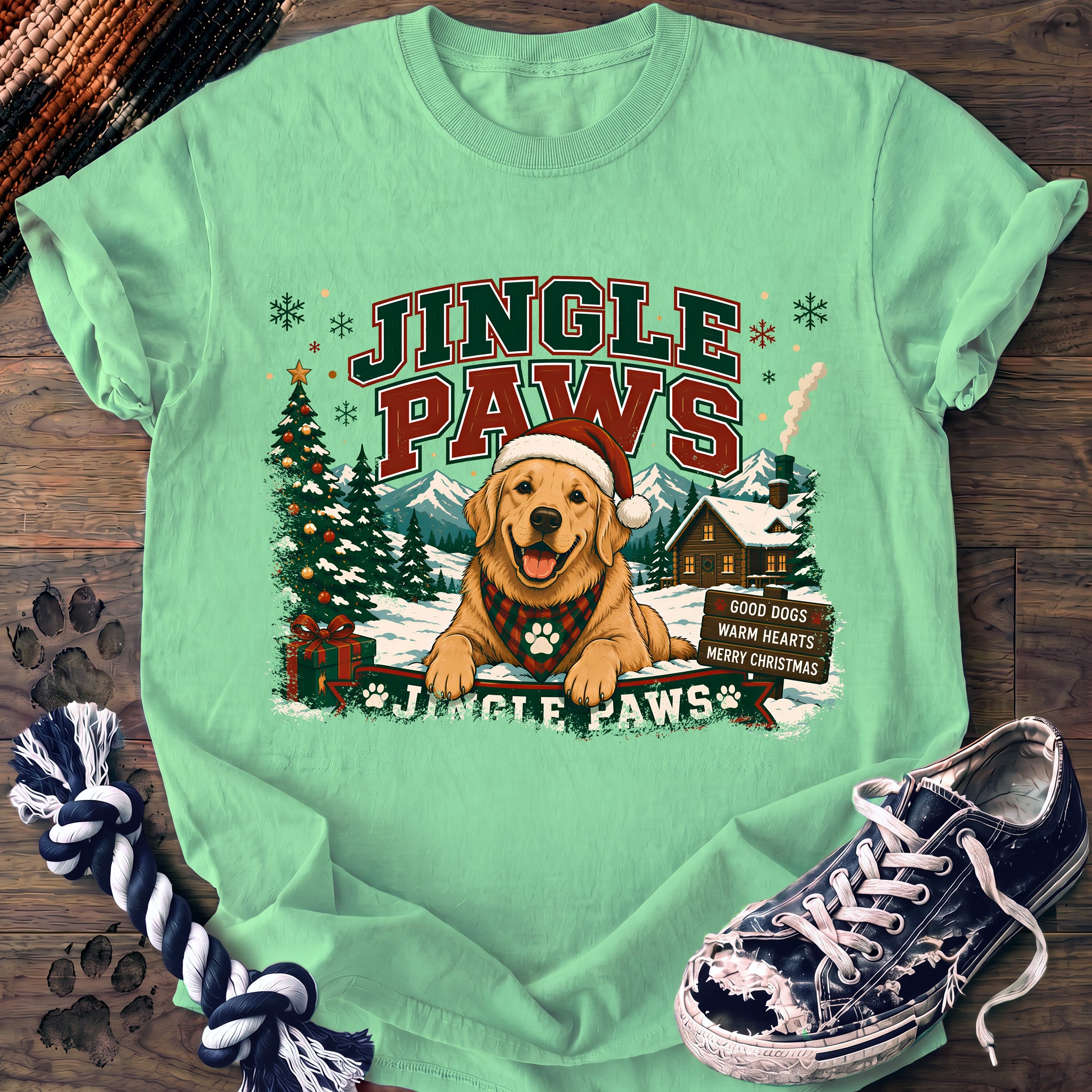 PAWSSION CLUB t-shirt in IslandReef color - SKU PC-0042