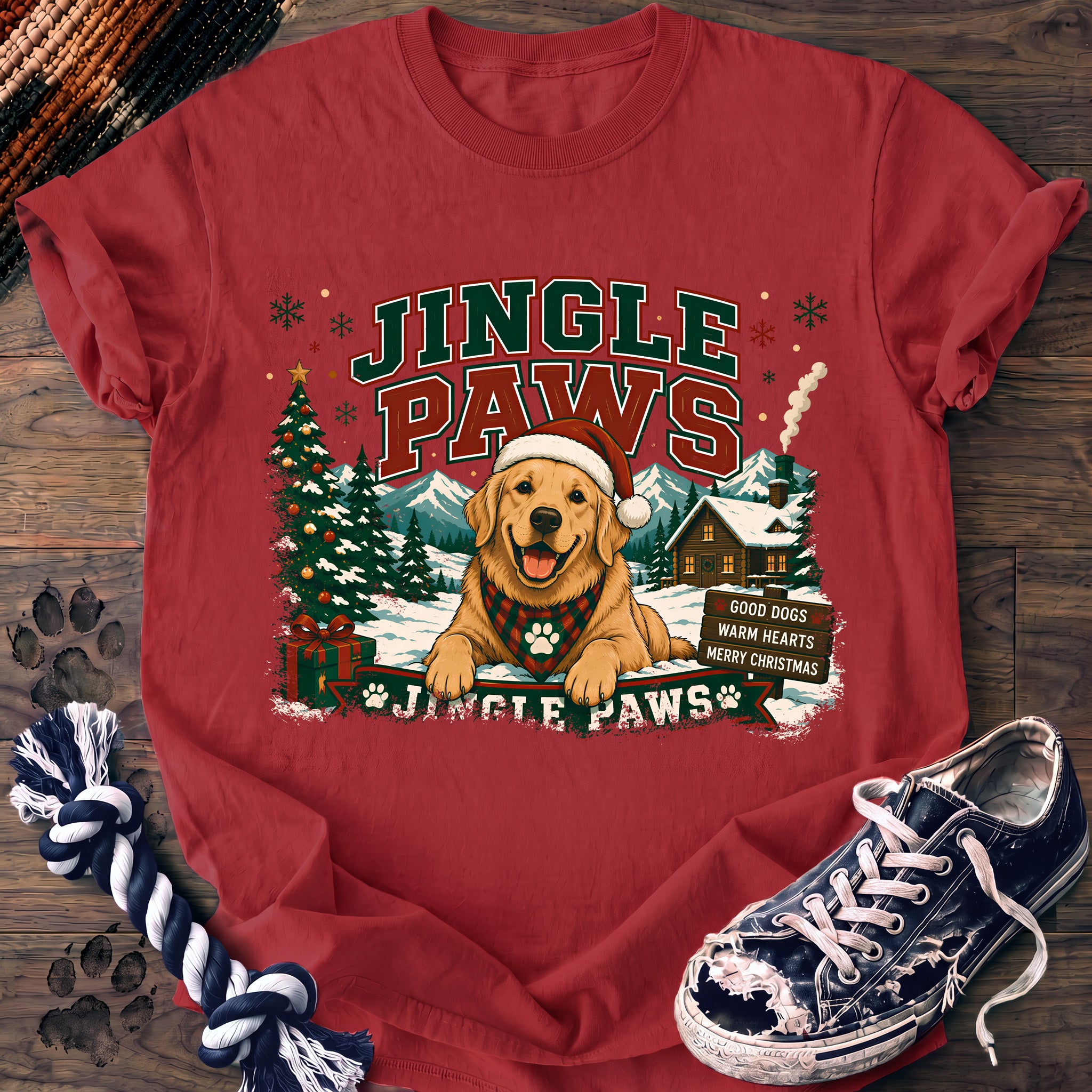 PAWSSION CLUB t-shirt in Watermelon color - SKU PC-0042