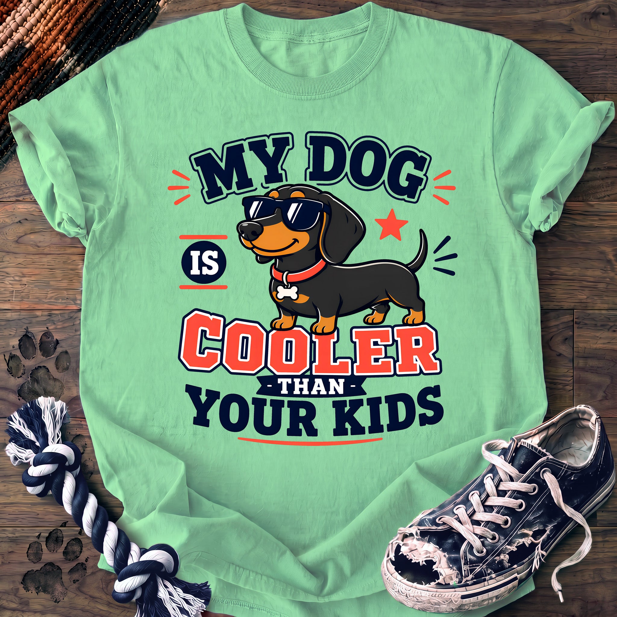 PAWSSION CLUB t-shirt in IslandReef color - SKU PC-0043