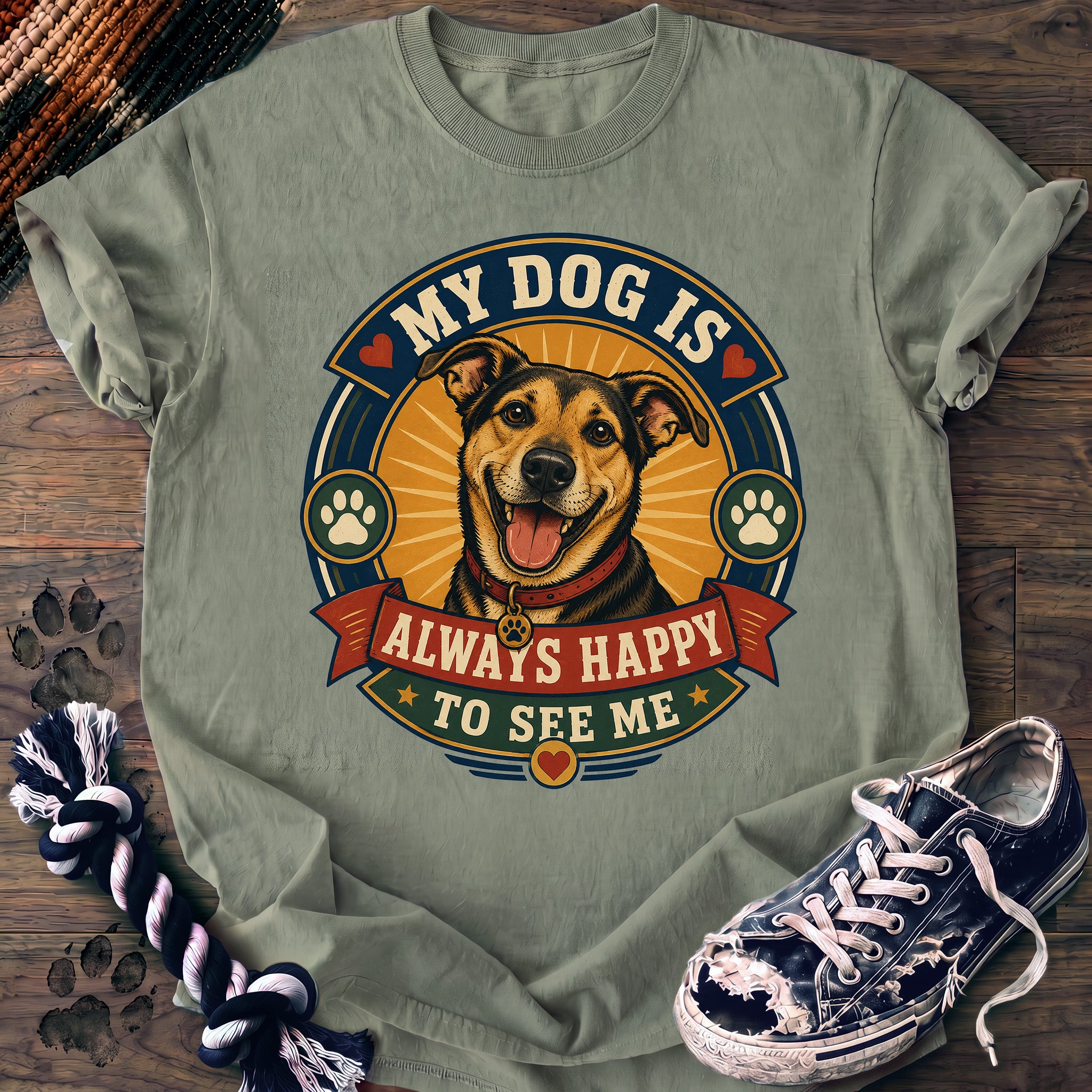 PAWSSION CLUB t-shirt in Bay color - SKU PC-0044