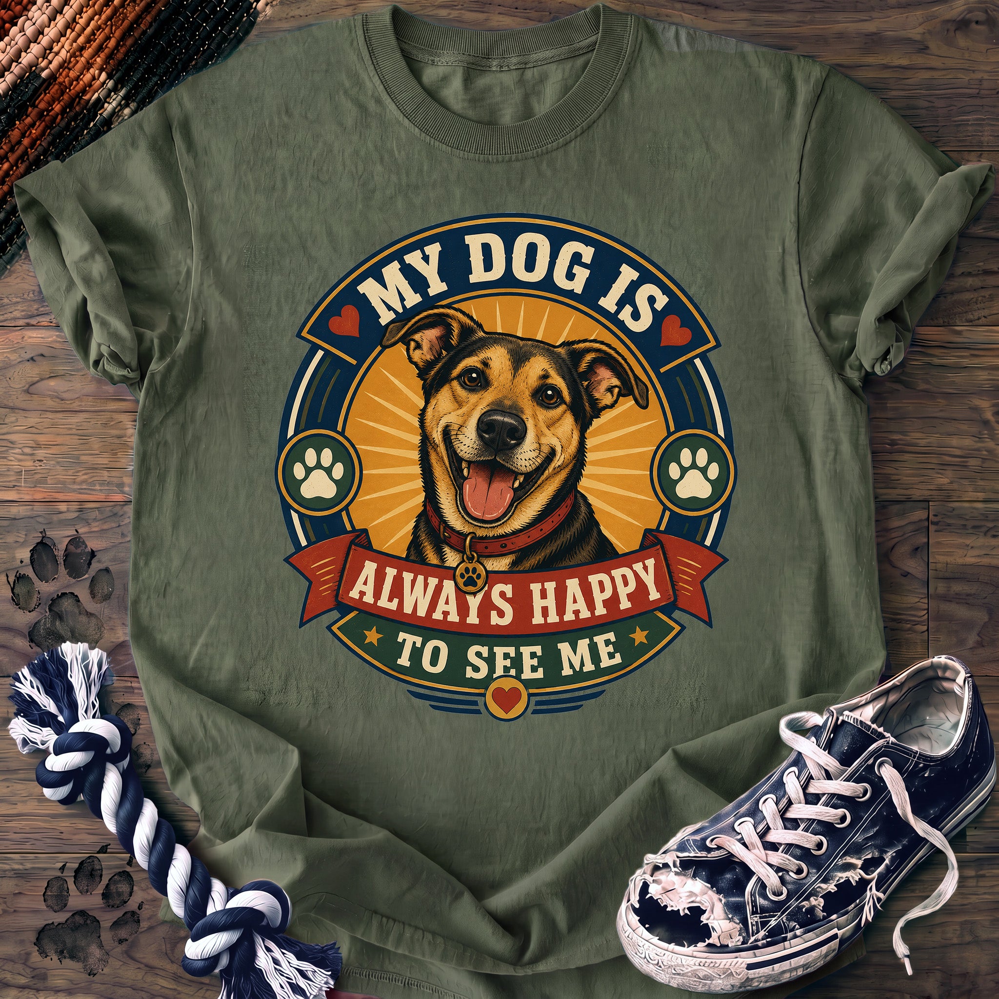 PAWSSION CLUB t-shirt in LightGreen color - SKU PC-0044