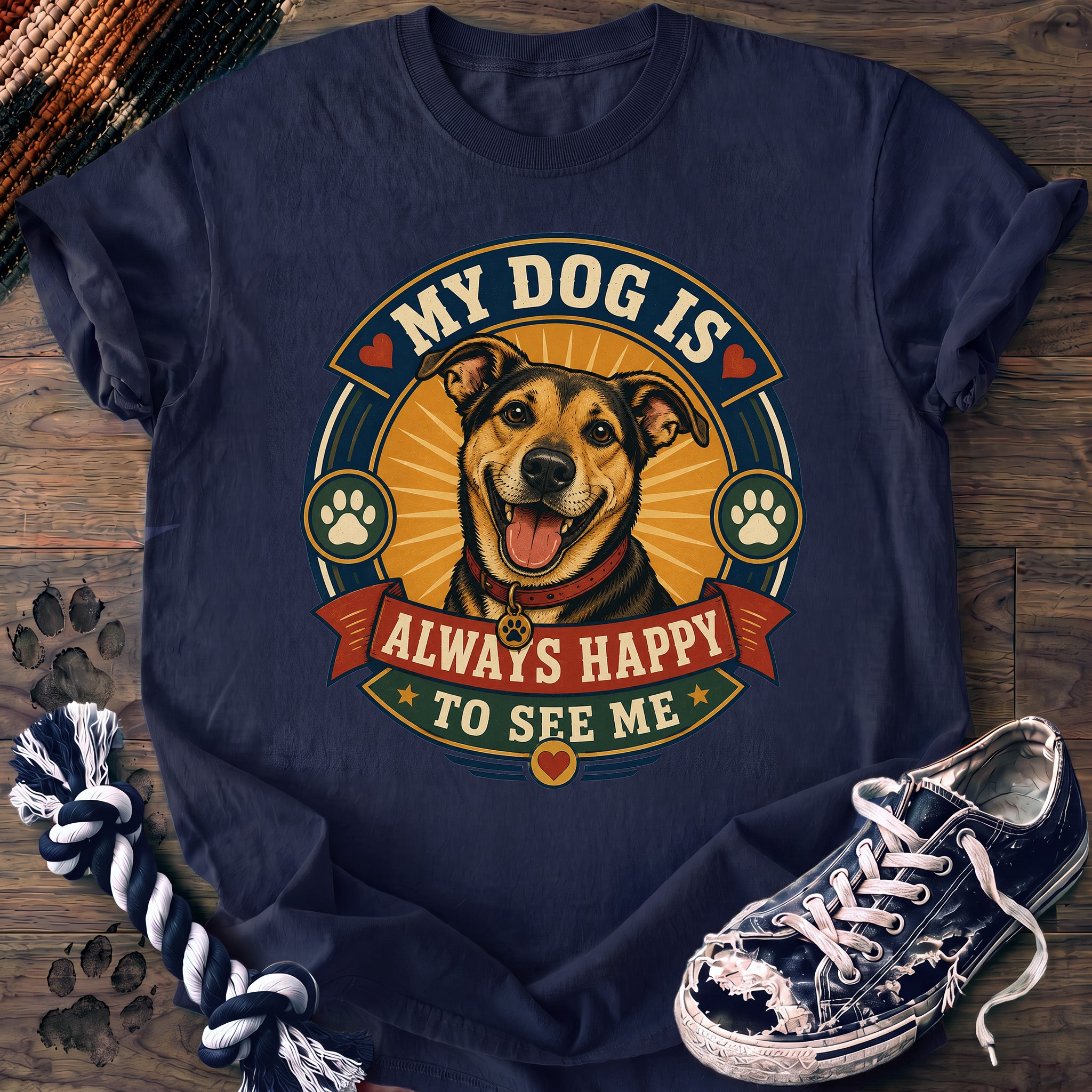 PAWSSION CLUB t-shirt in Navy color - SKU PC-0044