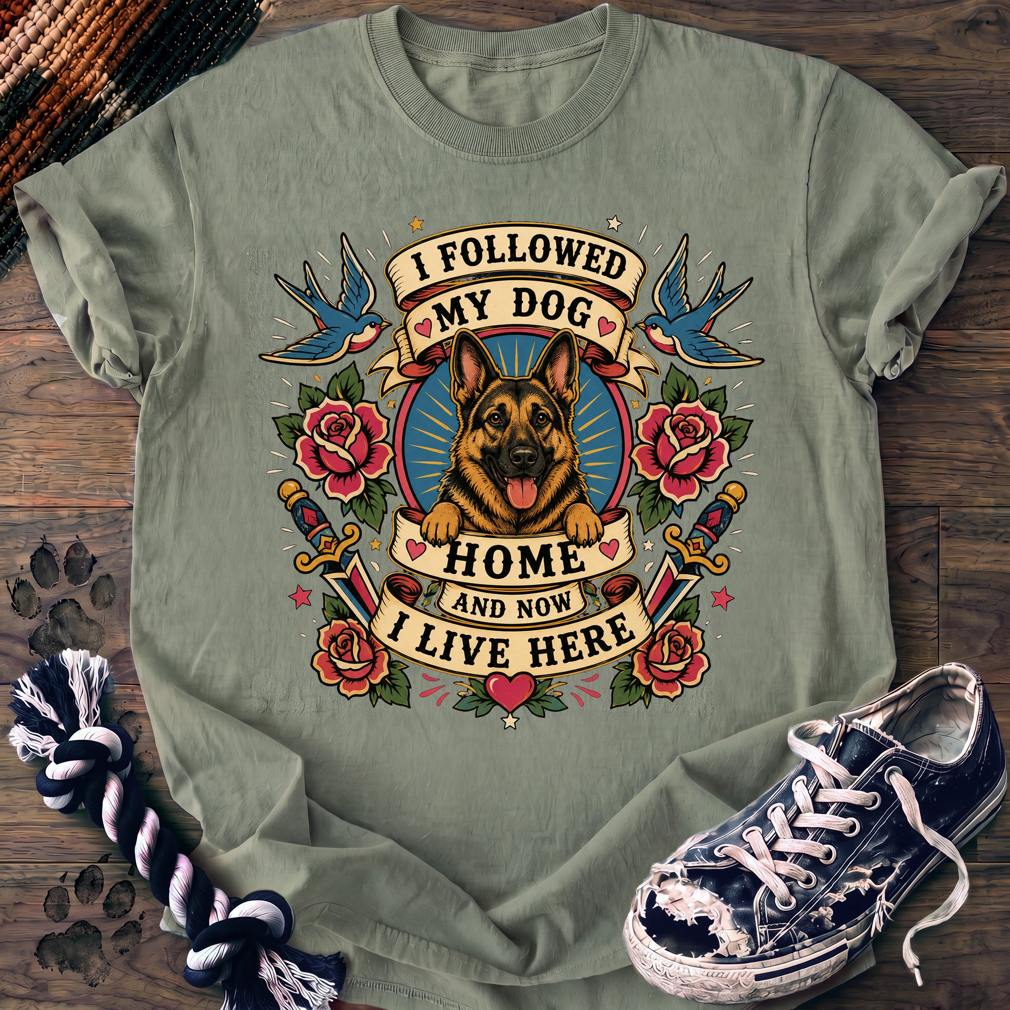 PAWSSION CLUB t-shirt in Bay color - SKU PC-0045