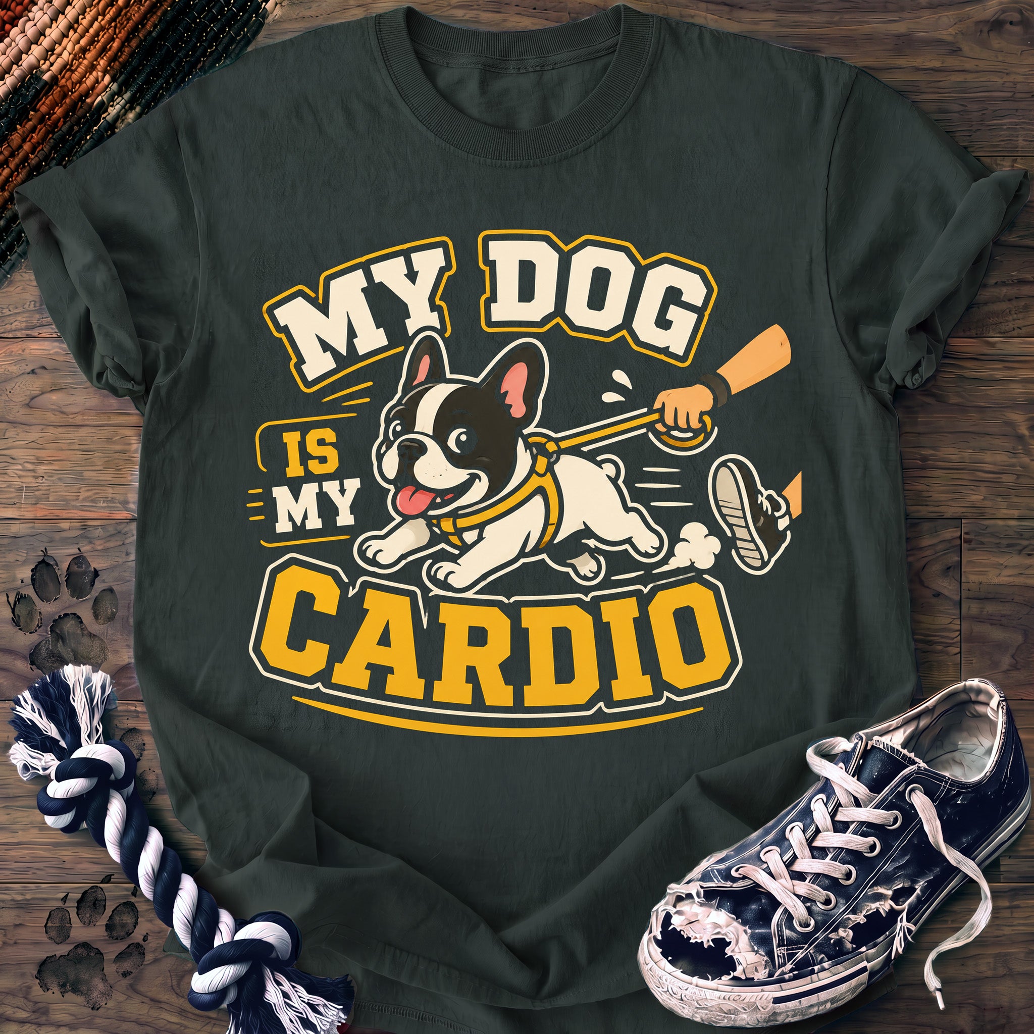 PAWSSION CLUB t-shirt in BlueSpruce color - SKU PC-0046
