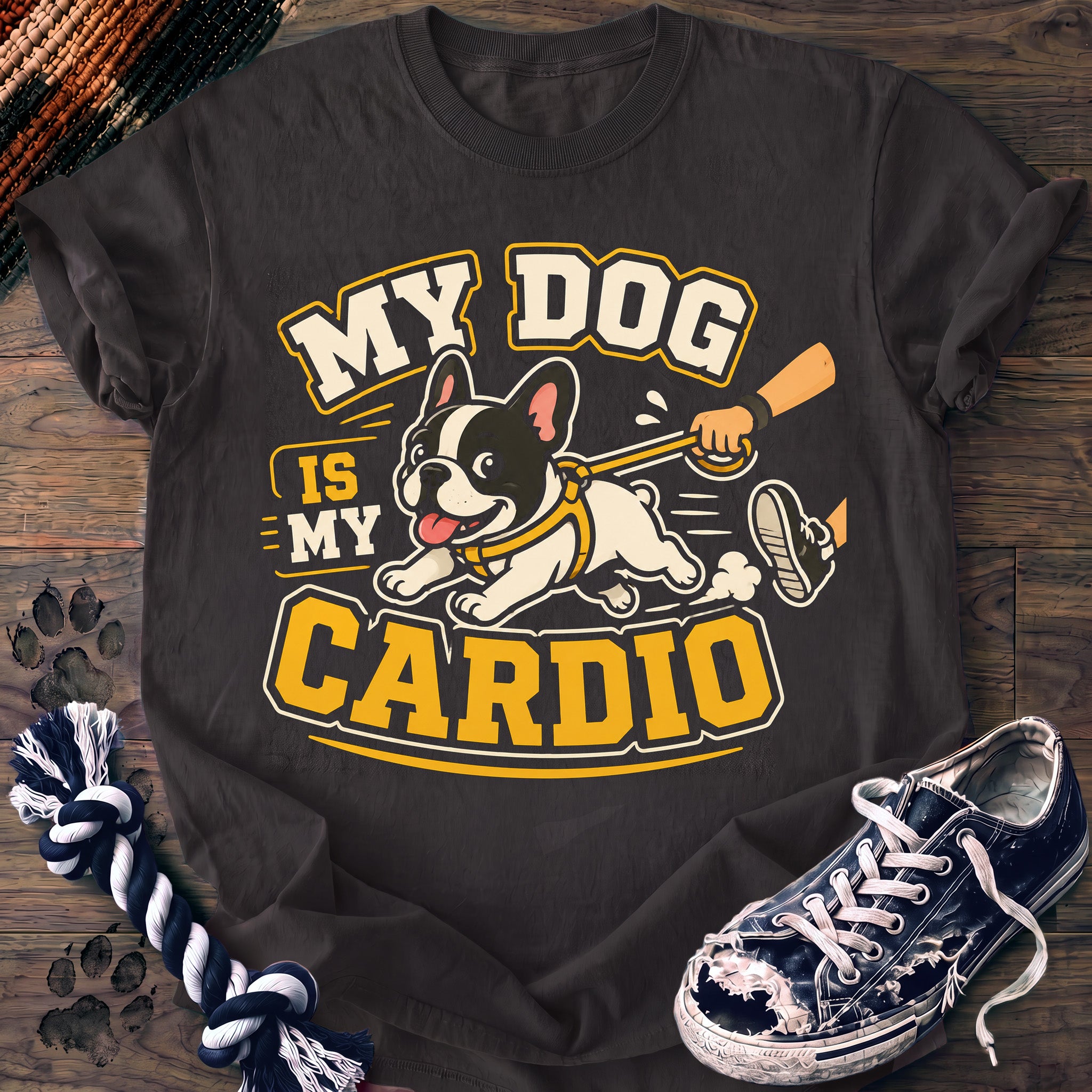 PAWSSION CLUB t-shirt in Graphite color - SKU PC-0046