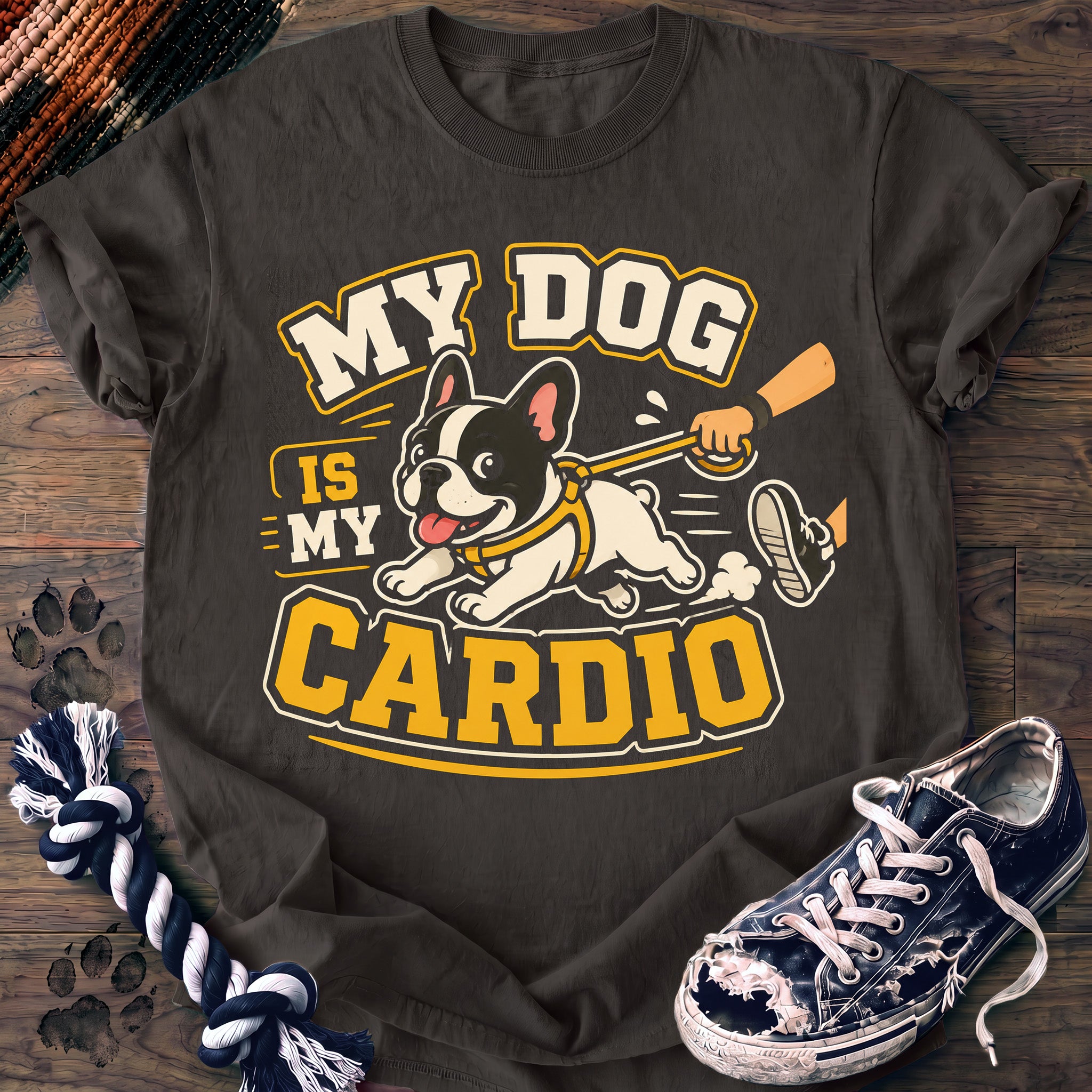 PAWSSION CLUB t-shirt in Pepper color - SKU PC-0046