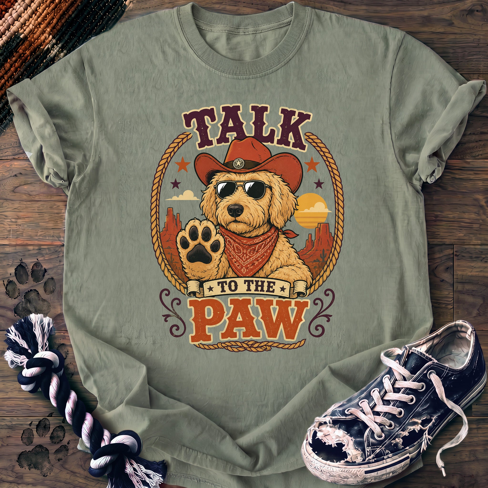 PAWSSION CLUB t-shirt in Bay color - SKU PC-0047