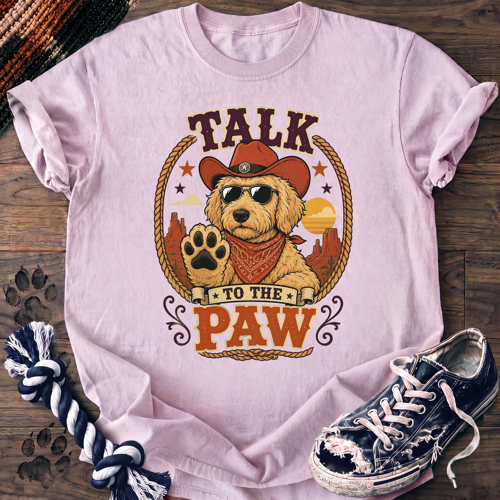 PAWSSION CLUB t-shirt in Blossom color - SKU PC-0047
