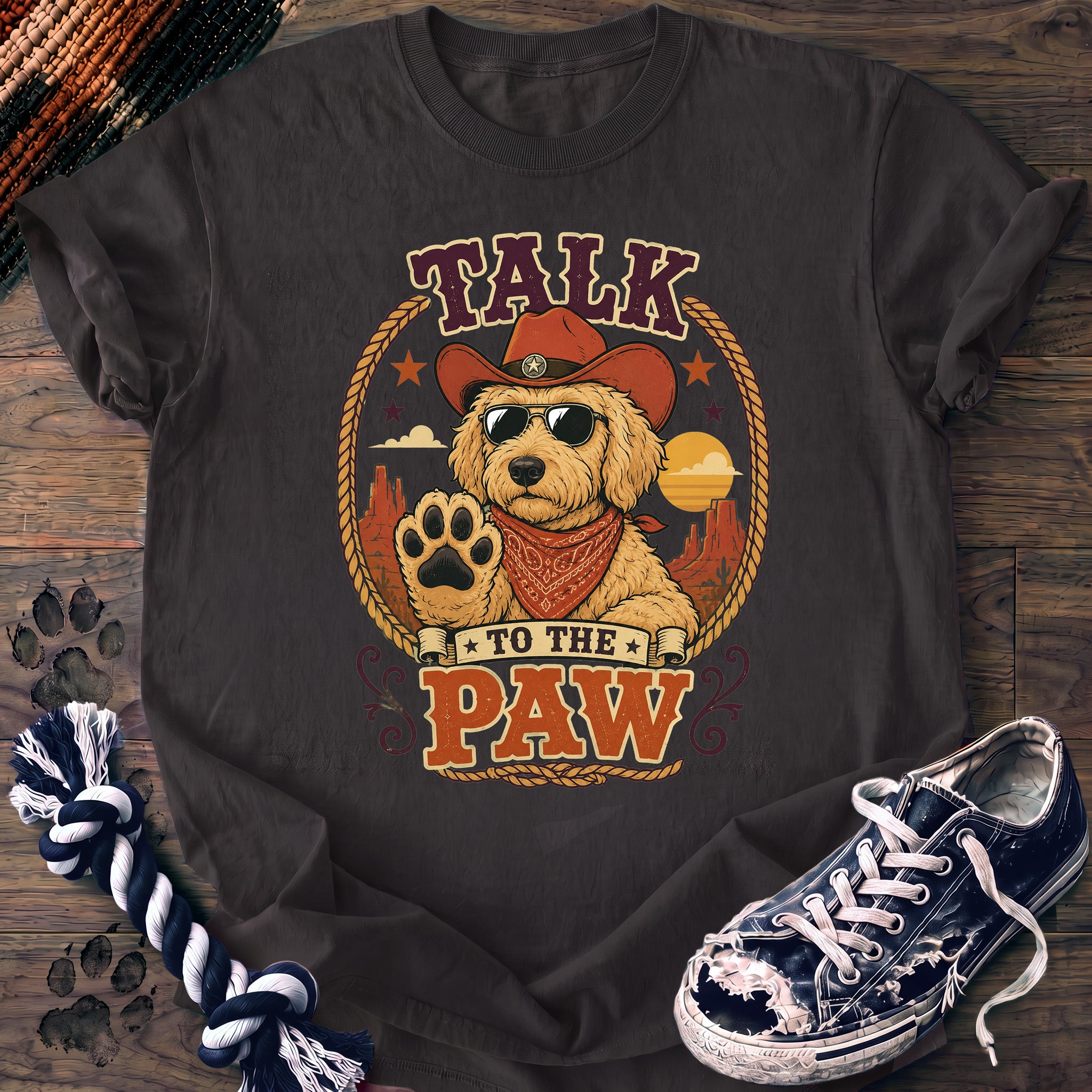 PAWSSION CLUB t-shirt in Graphite color - SKU PC-0047