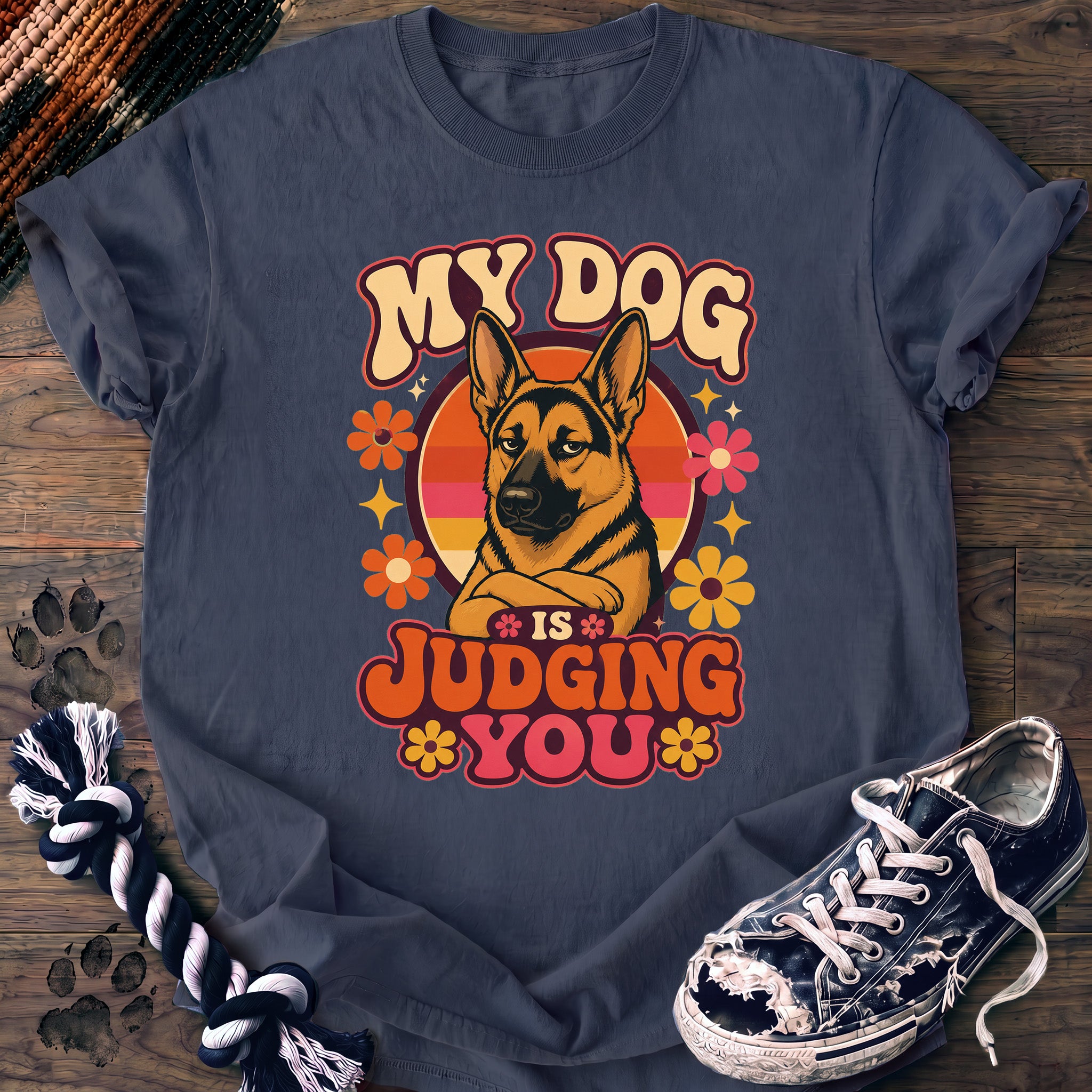 PAWSSION CLUB t-shirt in BlueJean color - SKU PC-0048