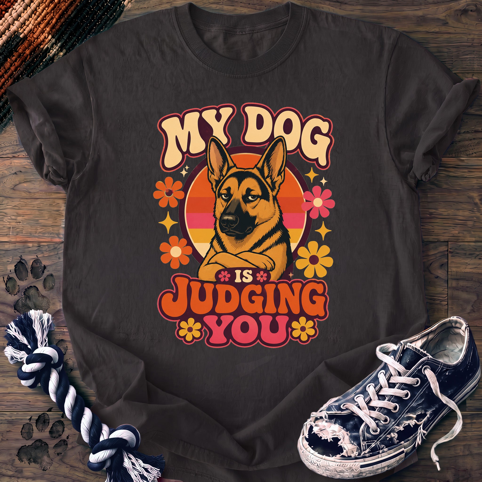 PAWSSION CLUB t-shirt in Graphite color - SKU PC-0048