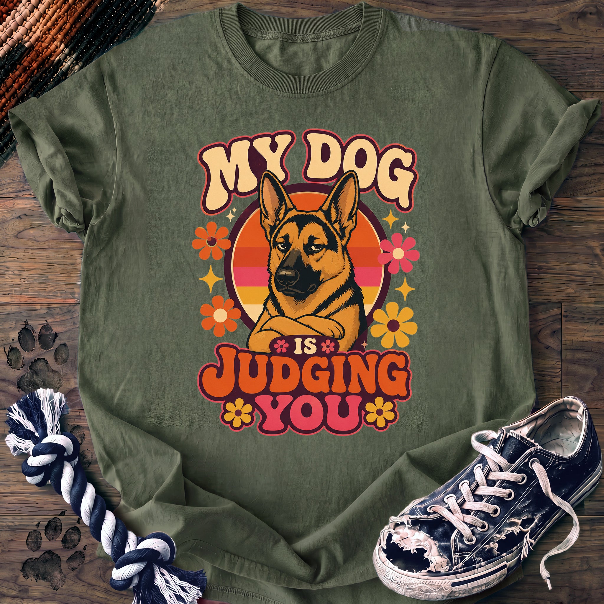 PAWSSION CLUB t-shirt in LightGreen color - SKU PC-0048