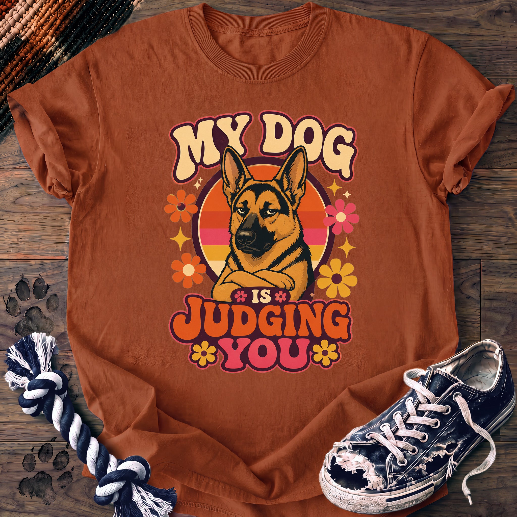 PAWSSION CLUB t-shirt in Yam color - SKU PC-0048