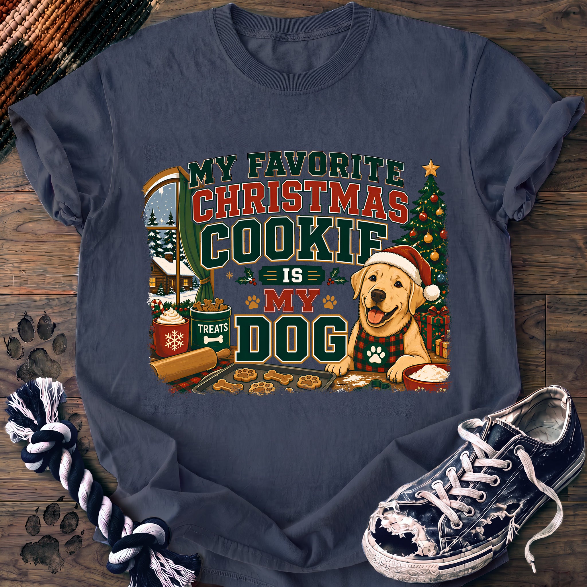 PAWSSION CLUB t-shirt in BlueJean color - SKU PC-0049