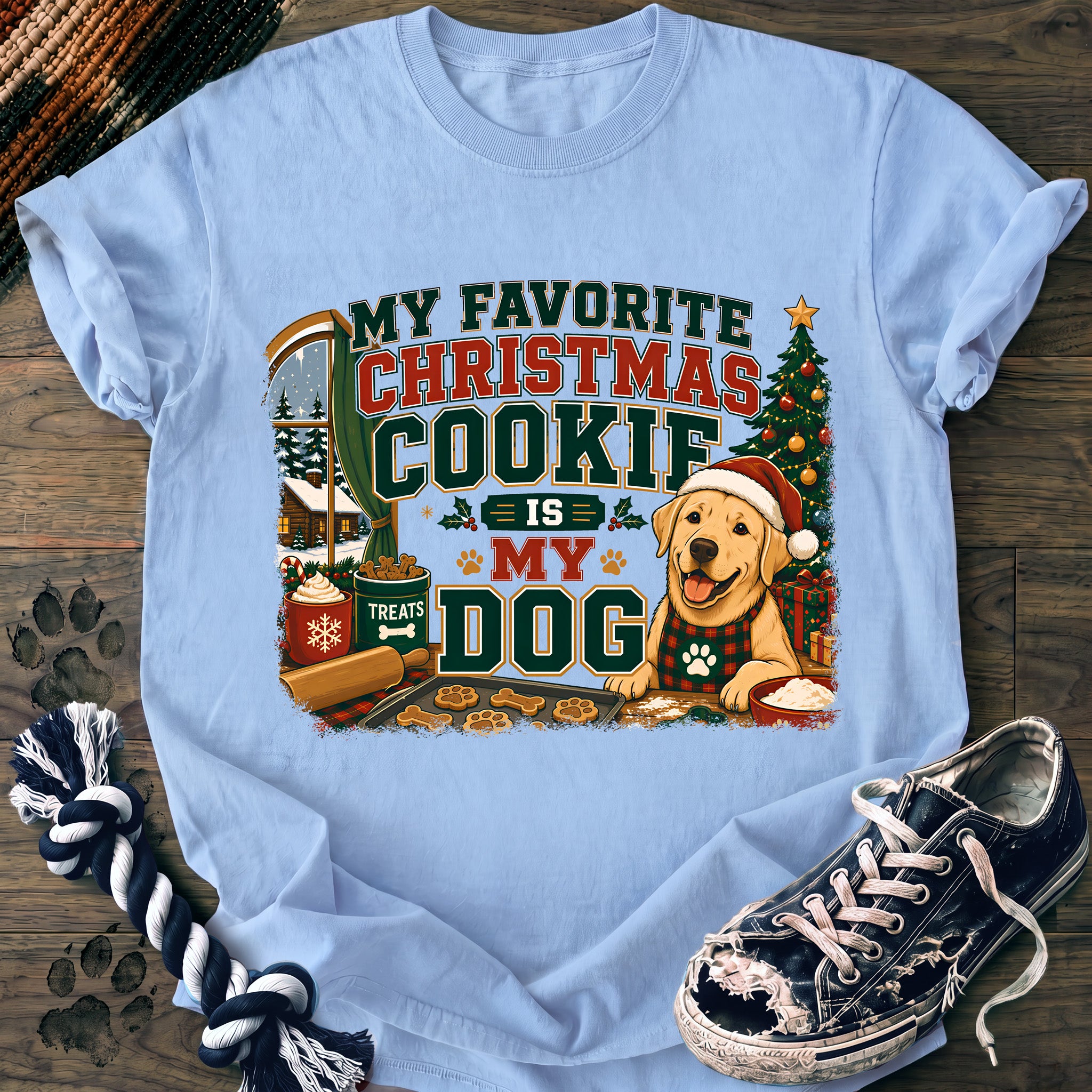 PAWSSION CLUB t-shirt in Chambray color - SKU PC-0049