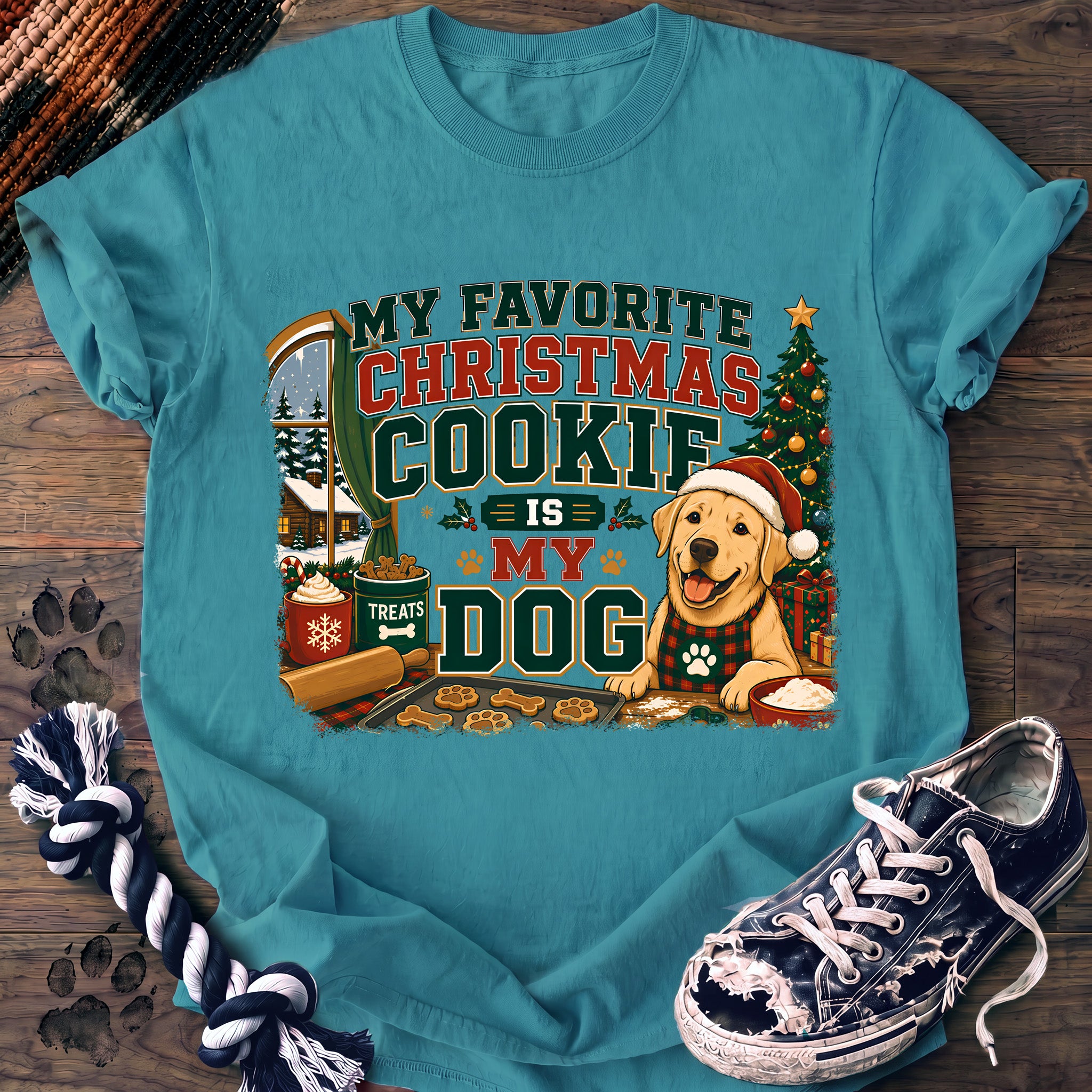 PAWSSION CLUB t-shirt in LagoonBlue color - SKU PC-0049