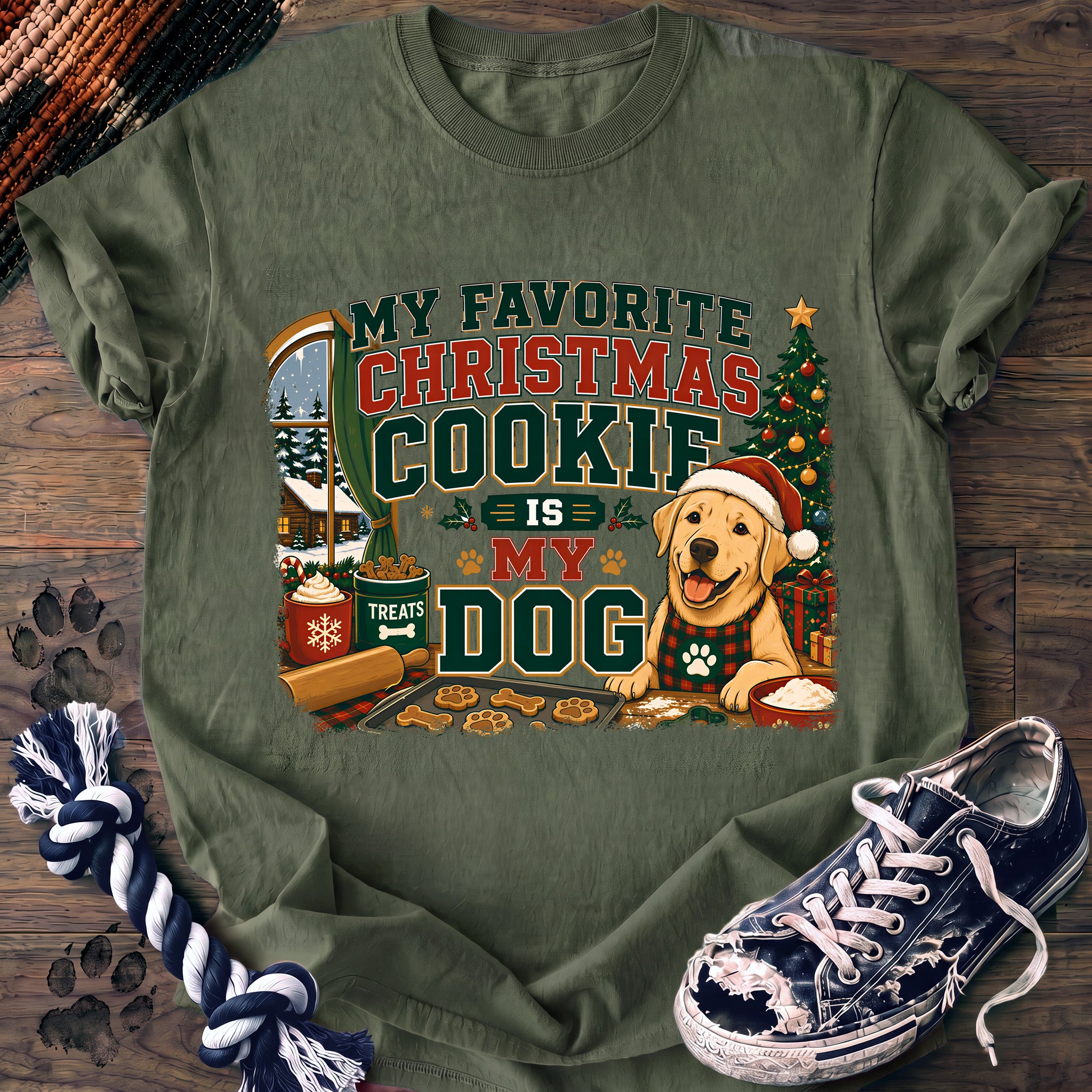 PAWSSION CLUB t-shirt in LightGreen color - SKU PC-0049