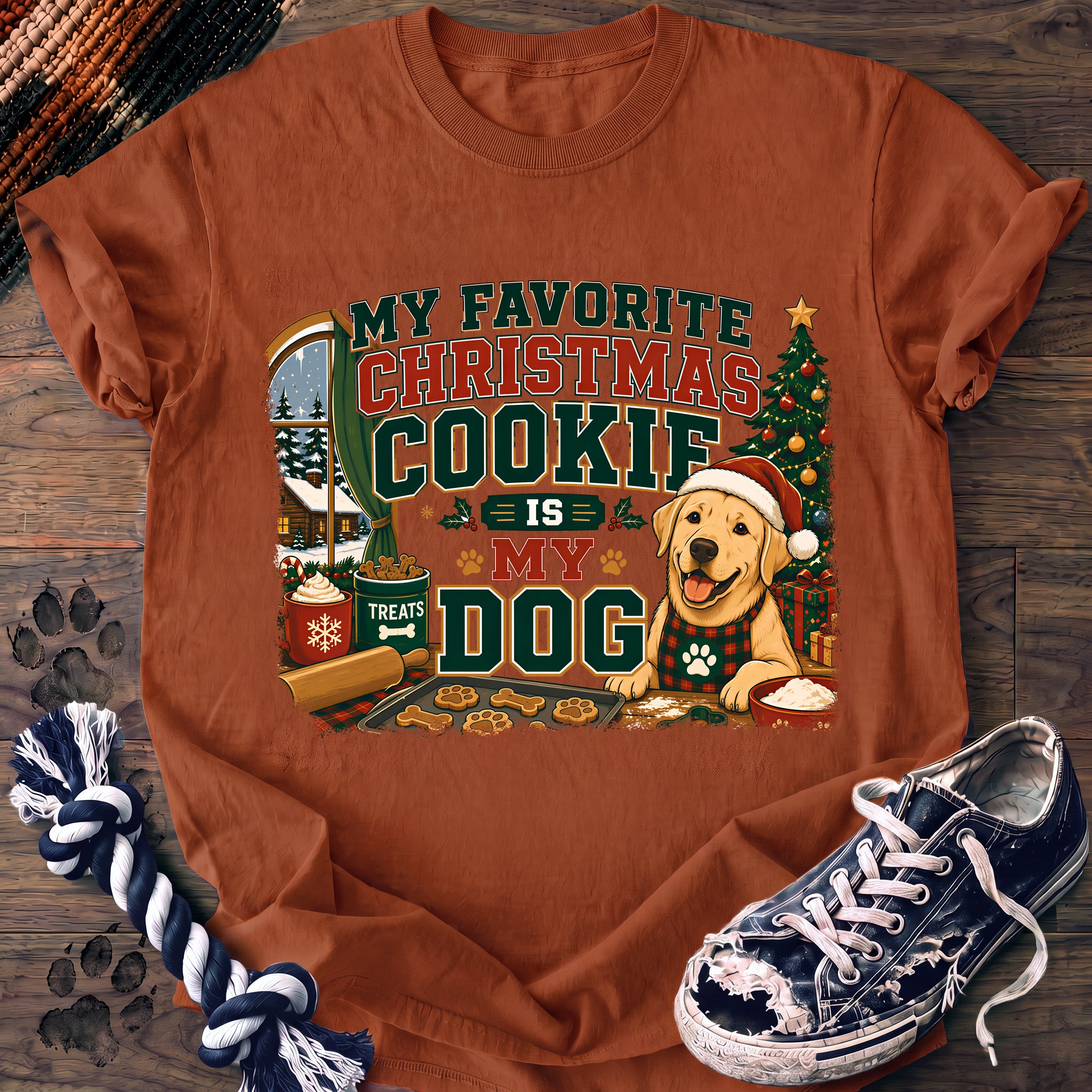 PAWSSION CLUB t-shirt in Yam color - SKU PC-0049