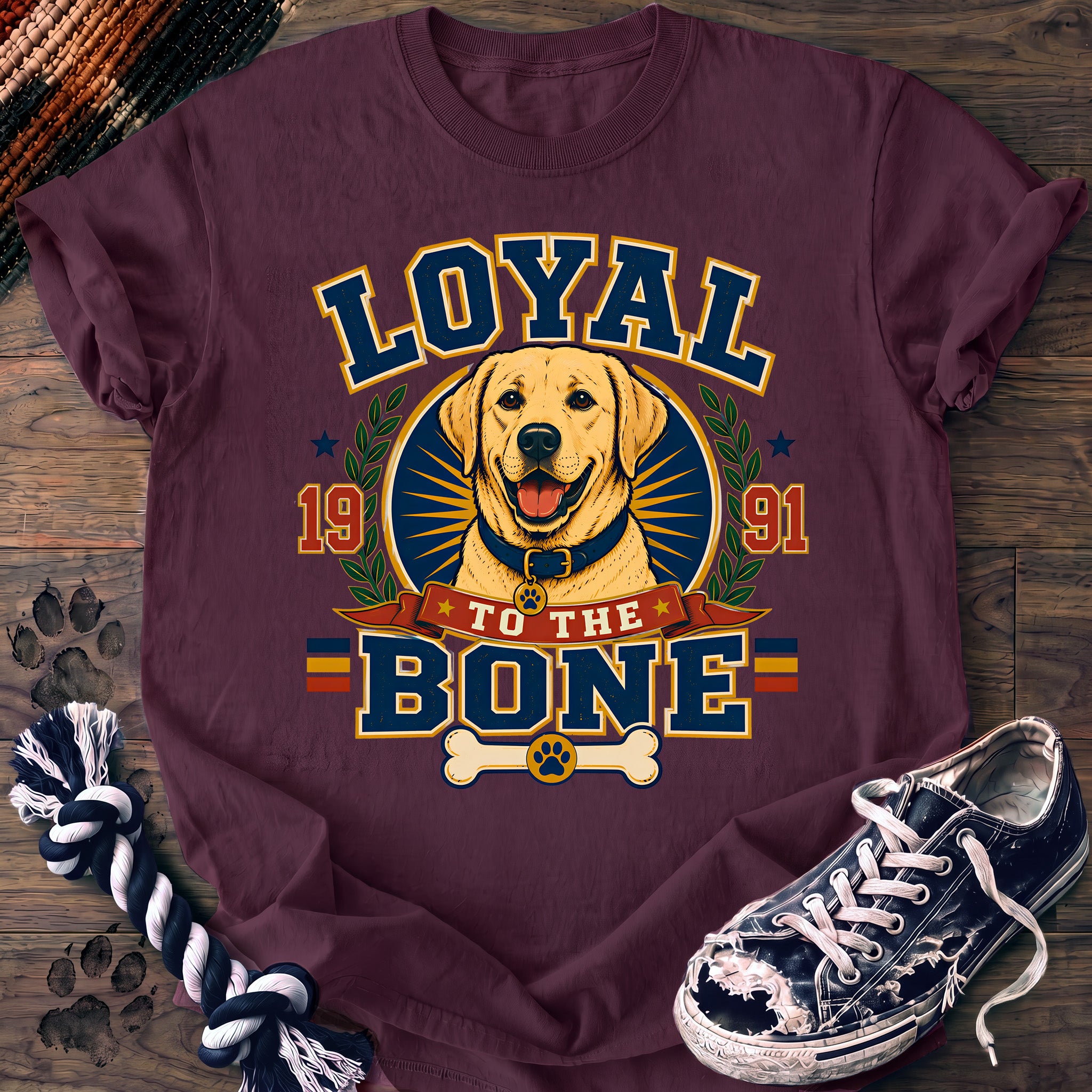 PAWSSION CLUB t-shirt in Berry color - SKU PC-0050