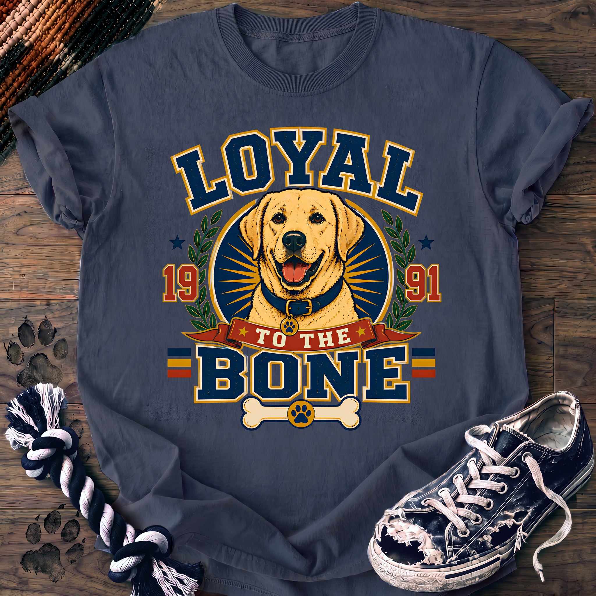 PAWSSION CLUB t-shirt in BlueJean color - SKU PC-0050